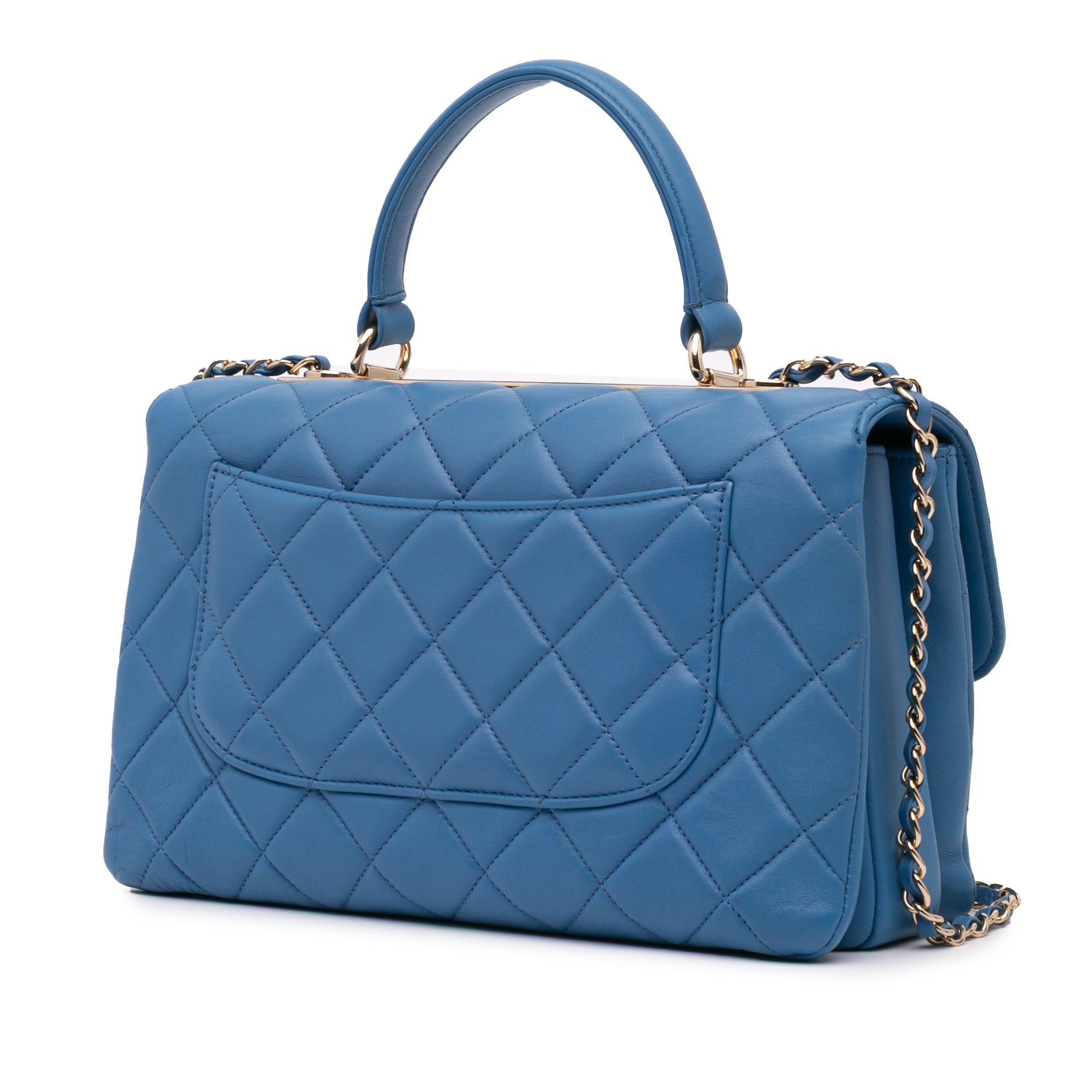Chanel Medium Lambskin Trendy CC Top Handle Bag - image 2