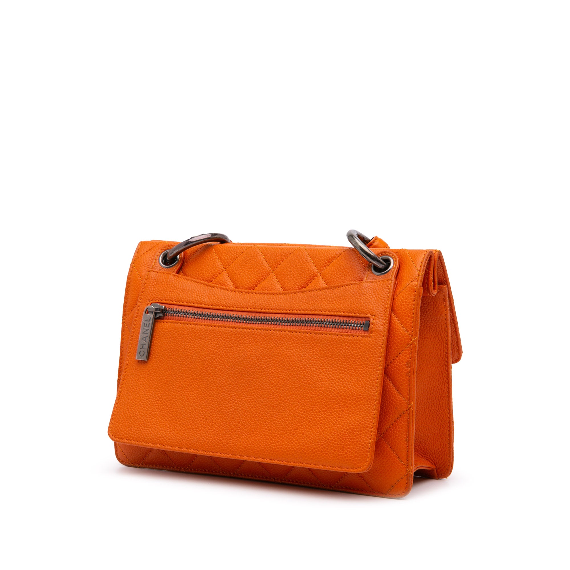 Chanel Quilted Caviar Retro Class Flap - image 2