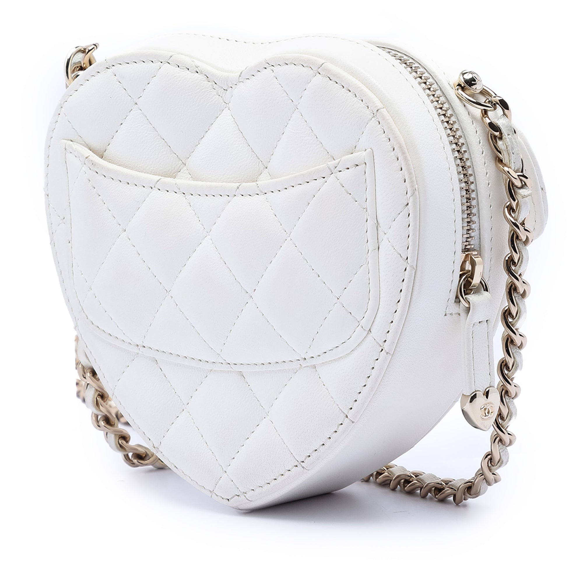 Chanel Mini Lambskin CC in Love Heart Crossbody - image 2