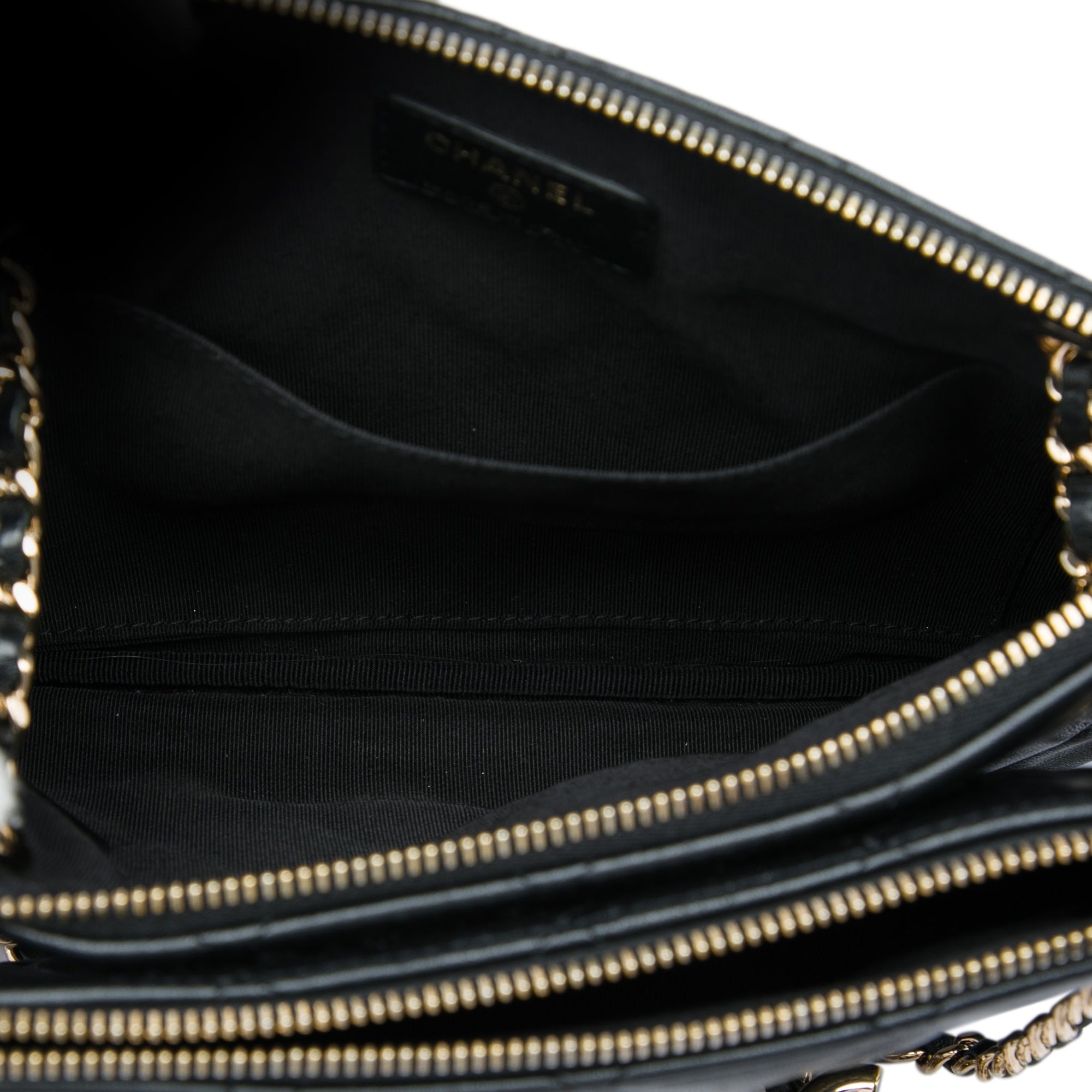 Chanel Quilted Lambskin Double Case with Chain - image 4