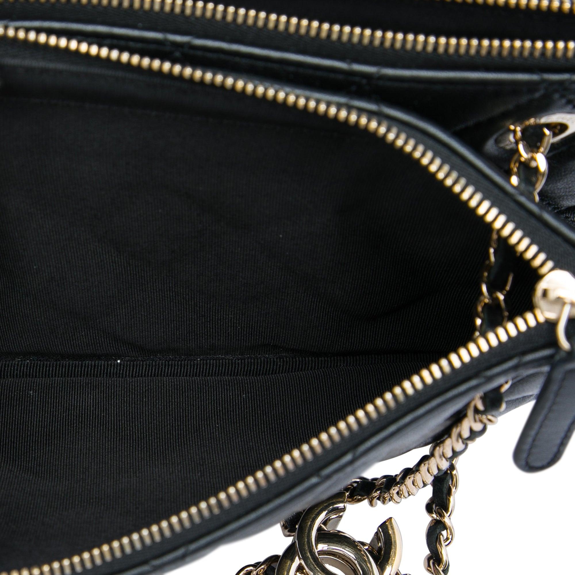 Chanel Quilted Lambskin Double Case with Chain - image 5