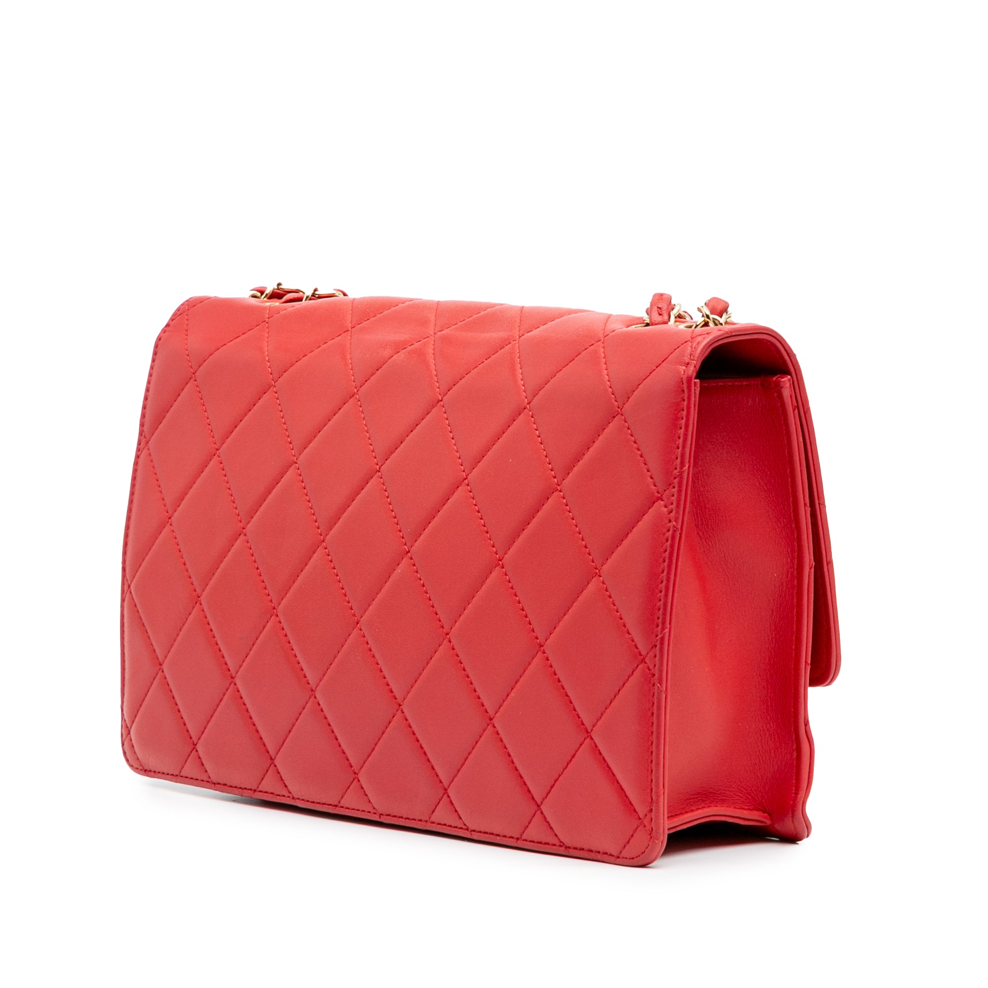 Chanel Quilted Lambskin Golden Class Flap - image 2