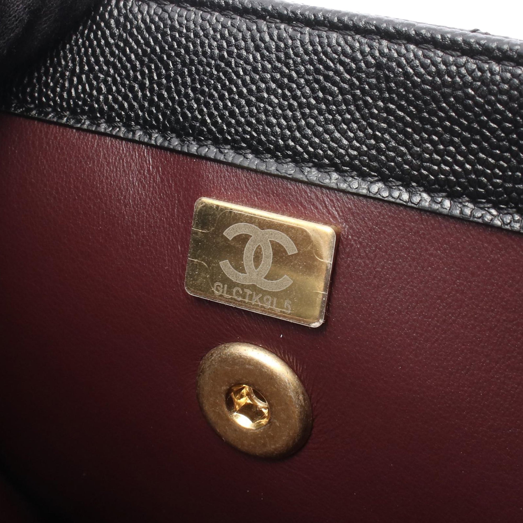 Chanel CC Caviar Square Chain Backpack - image 5