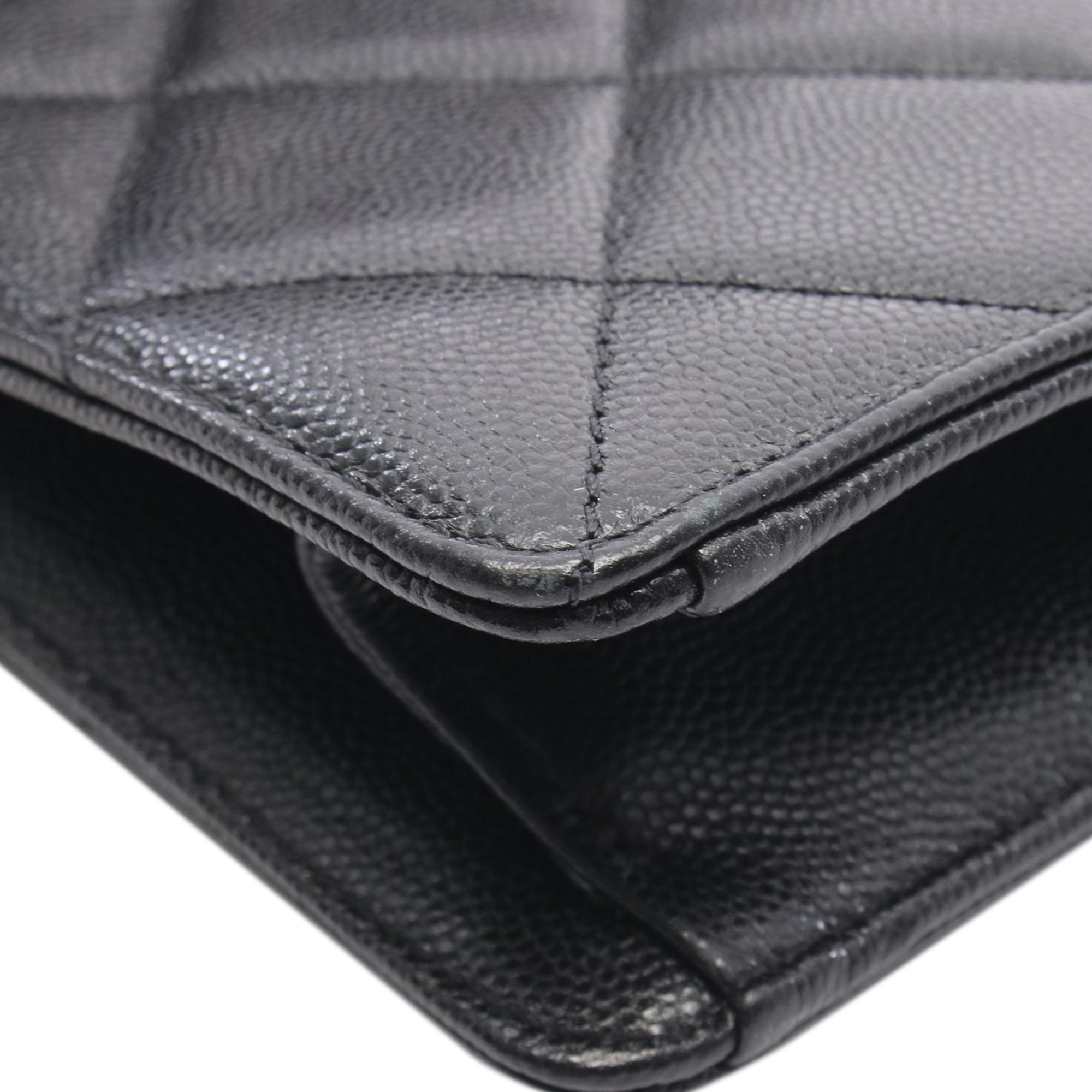 Chanel CC Caviar Square Chain Backpack - image 7