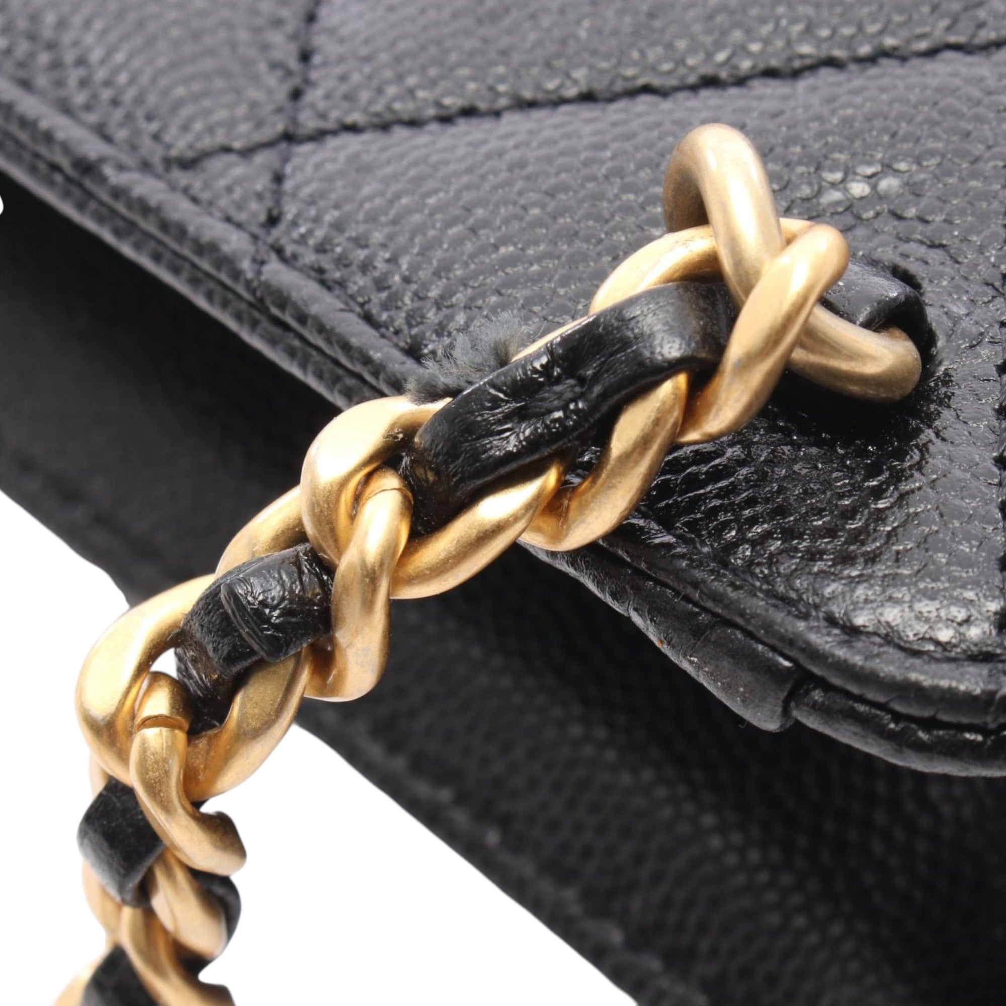 Chanel CC Caviar Square Chain Backpack - image 8