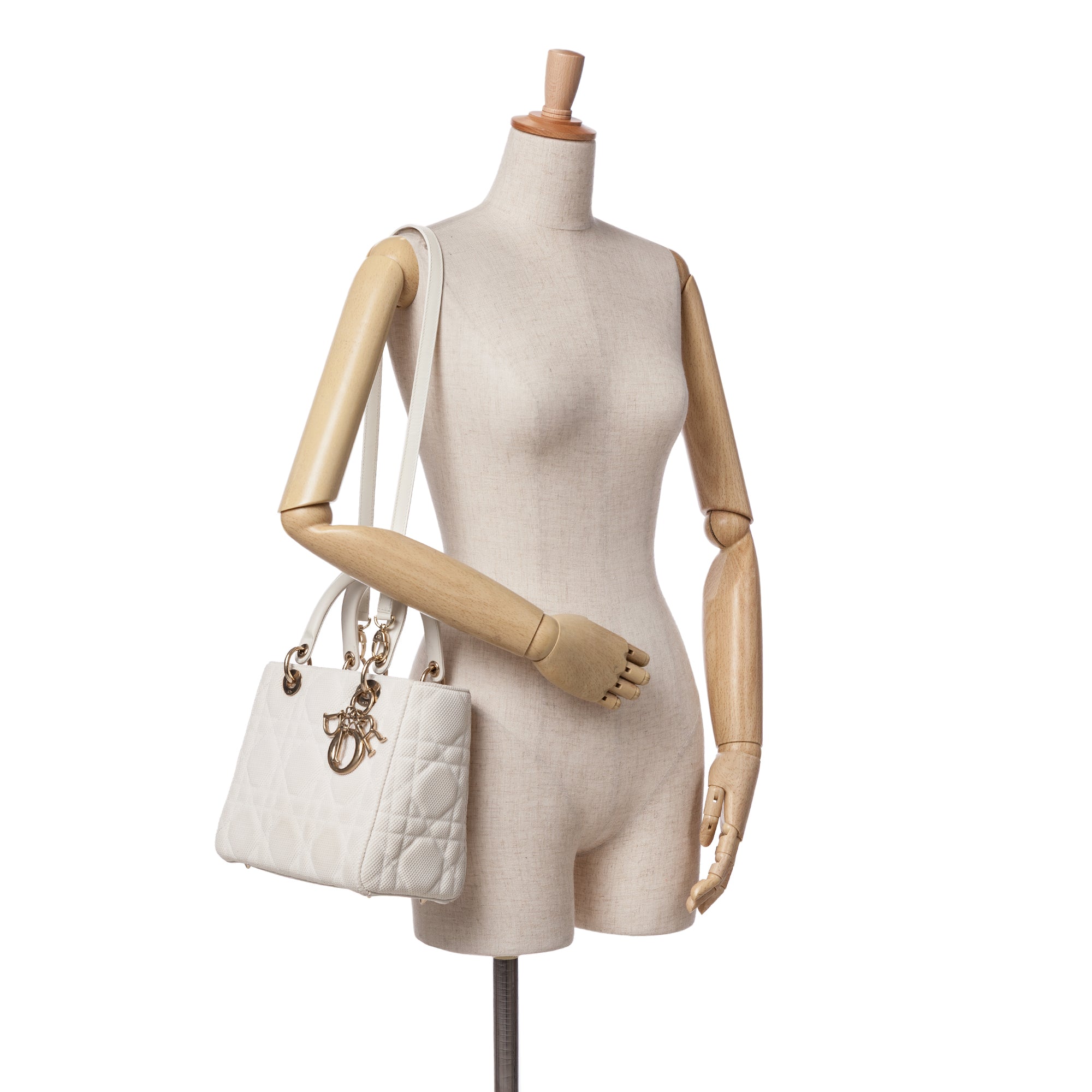 Dior Medium Mesh Cannage Lady Dior - image 8