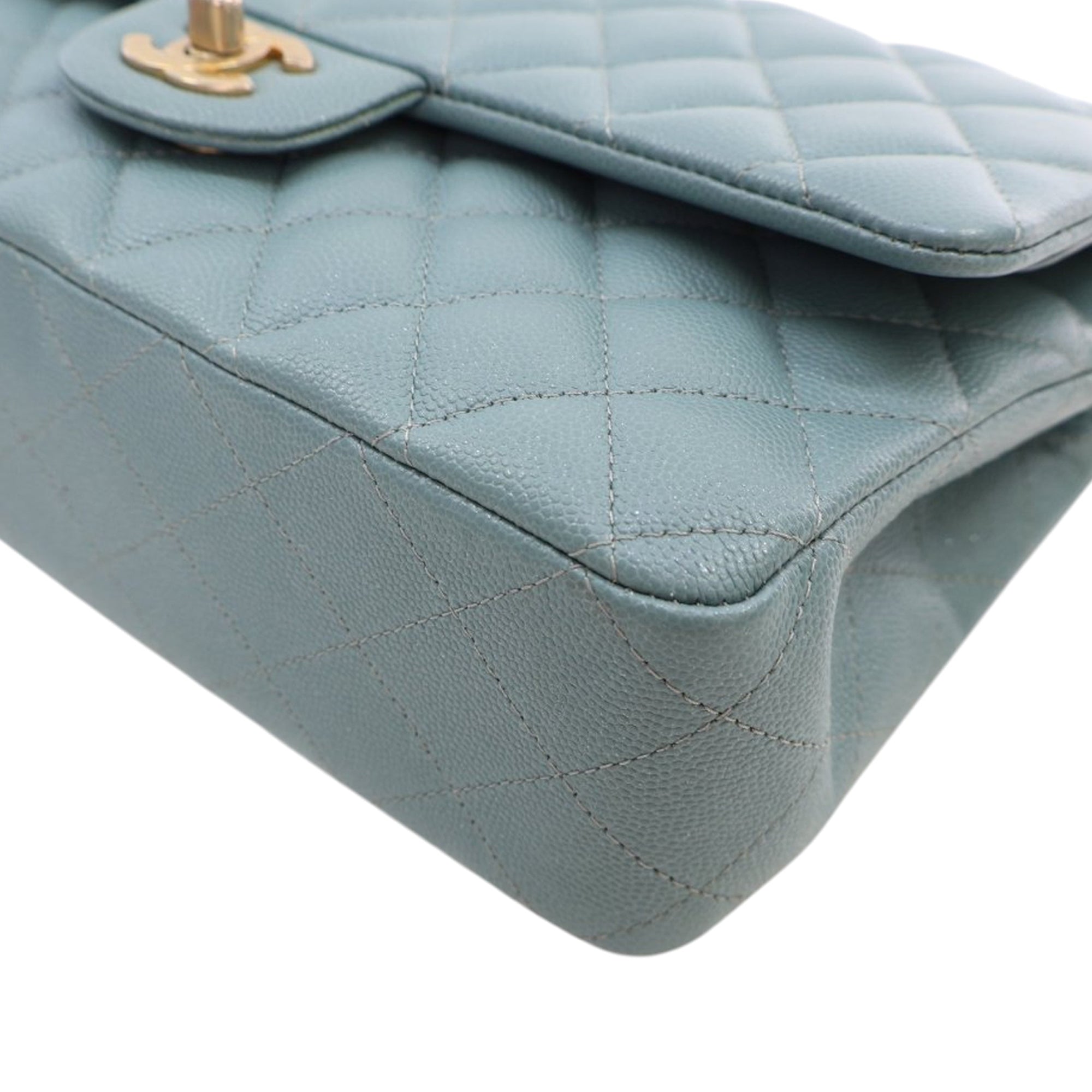 Chanel Medium Classic Iridescent Caviar Double Flap - image 10