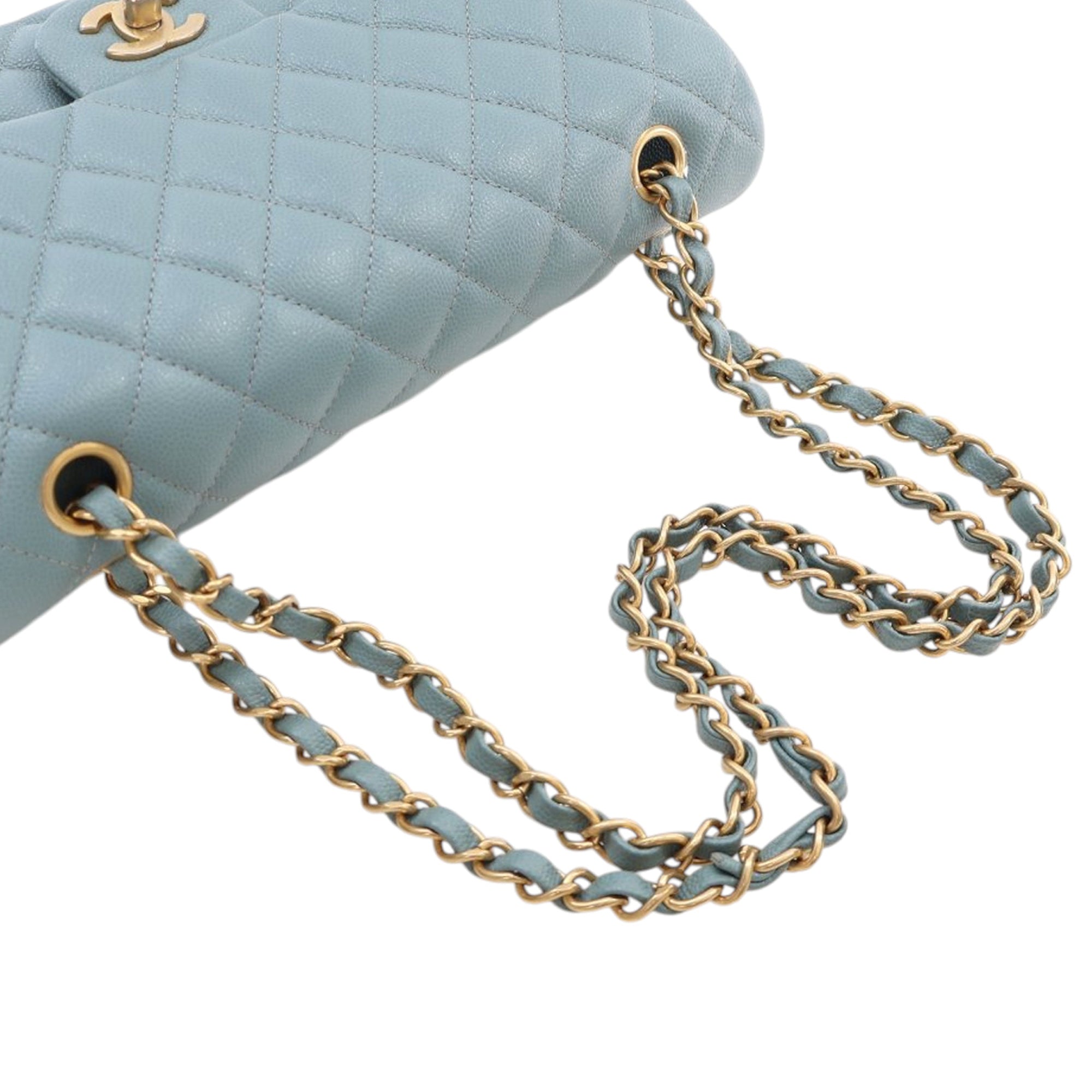 Chanel Medium Classic Iridescent Caviar Double Flap - image 11
