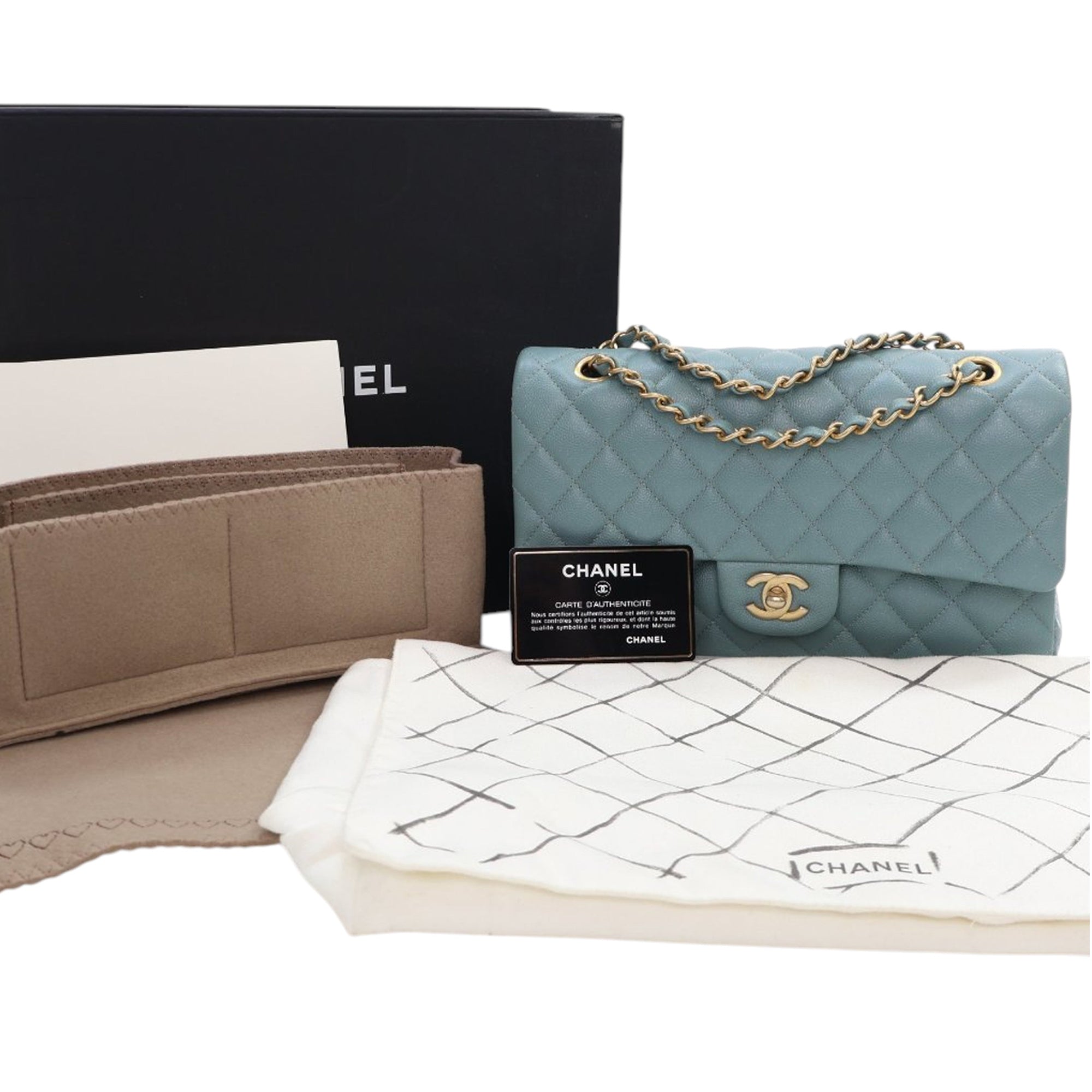 Chanel Medium Classic Iridescent Caviar Double Flap - image 12