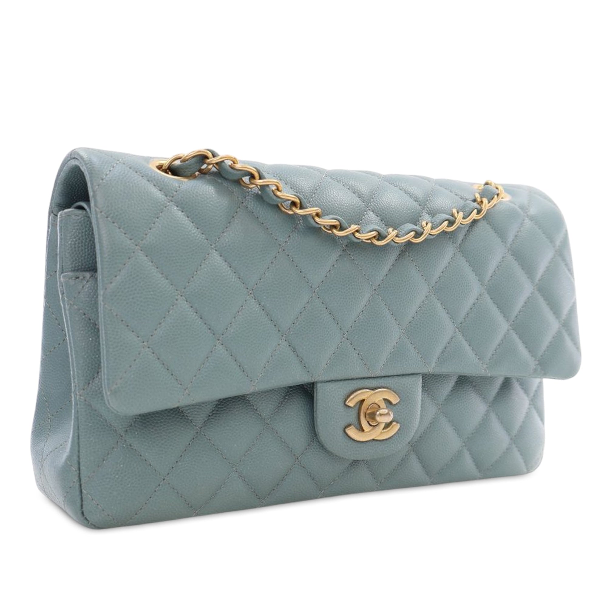 Chanel Medium Classic Iridescent Caviar Double Flap - image 2