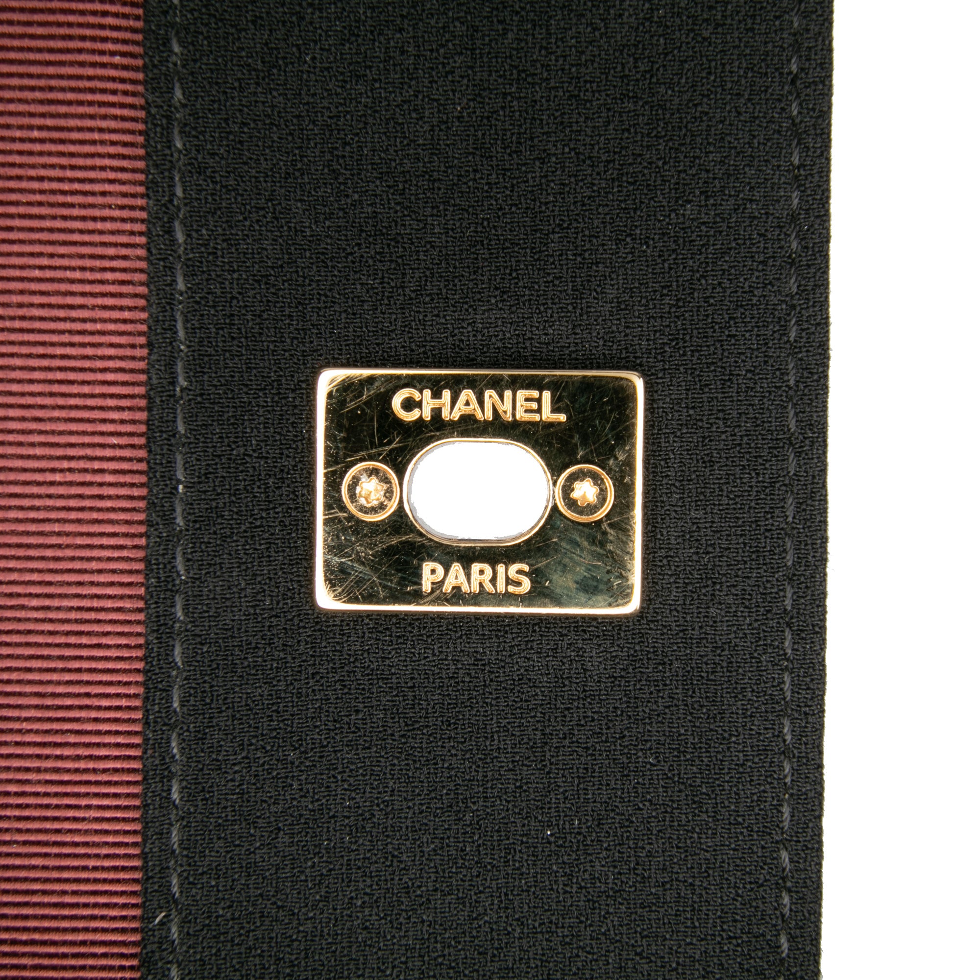 Chanel Small Bicolor Quilted Grosgrain Satin Small Mademoiselle Double Flap - image 9