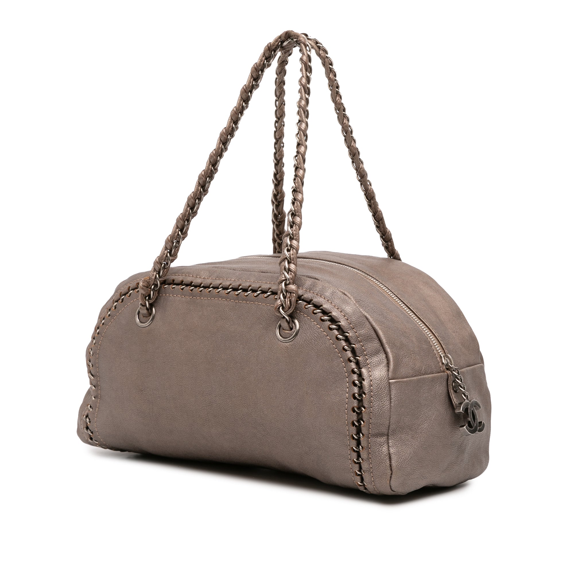 Chanel Medium Calfskin Luxe Ligne Bowler Bag - image 2