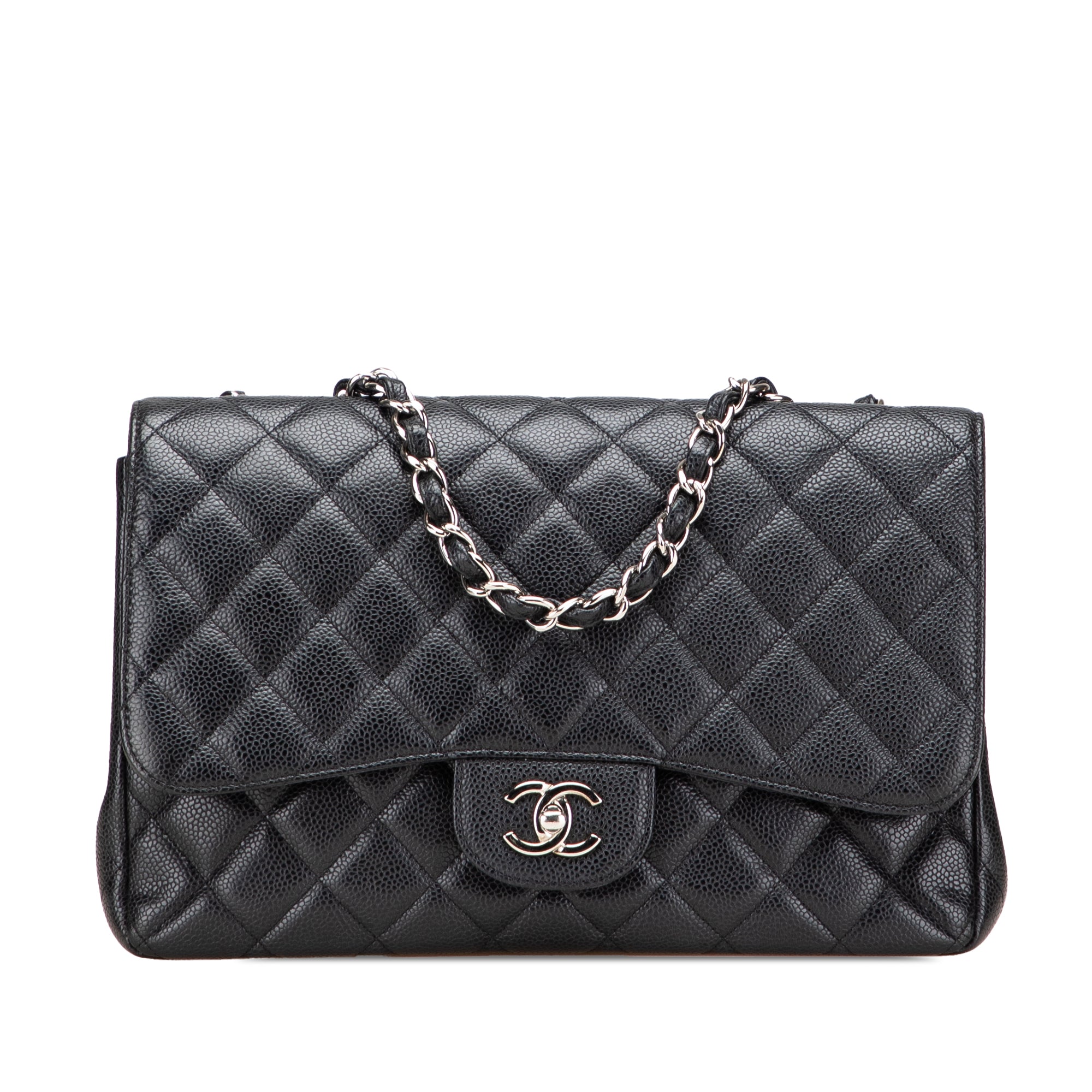 Chanel Jumbo Classic Caviar Double Flap - image 1