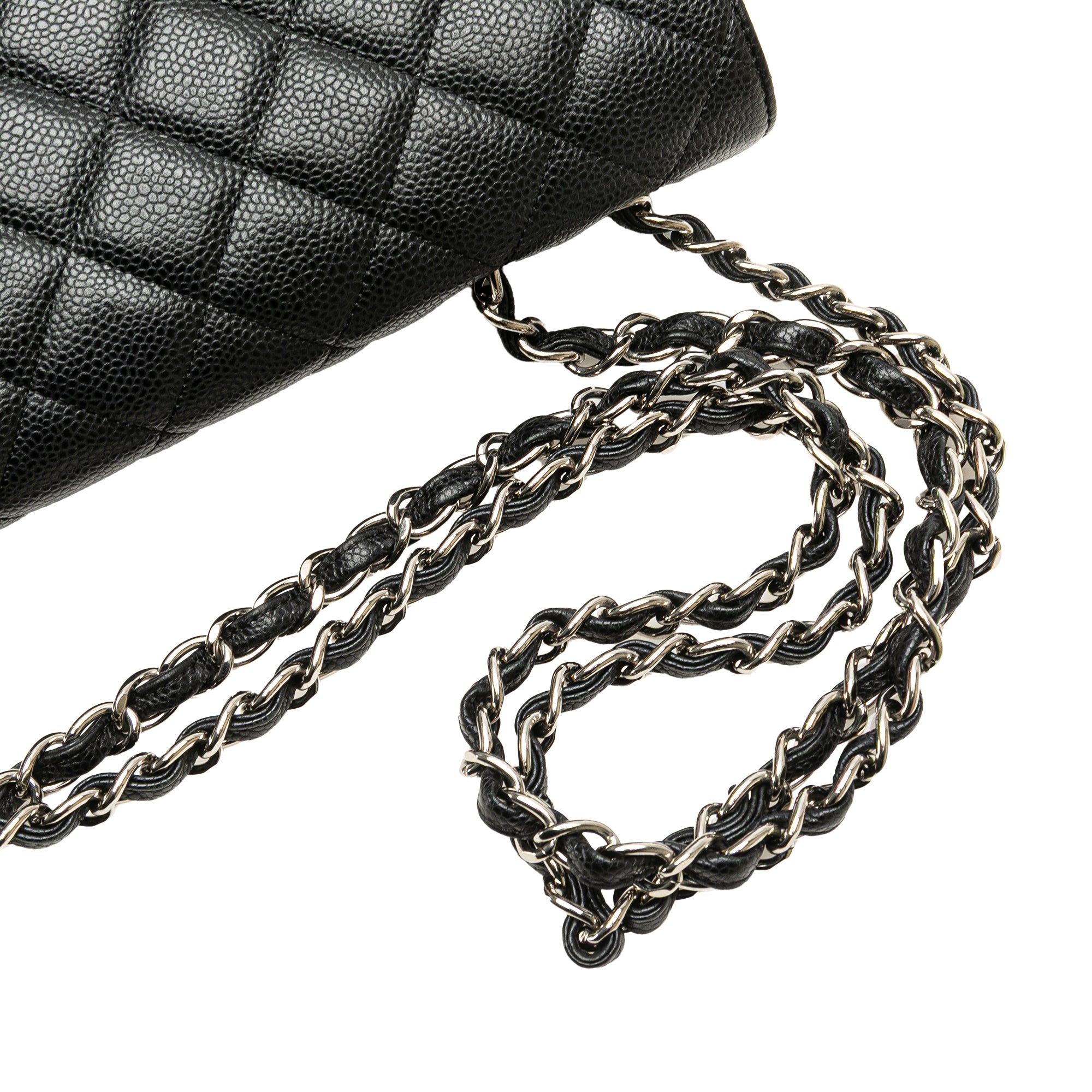 Chanel Jumbo Classic Caviar Double Flap - image 10