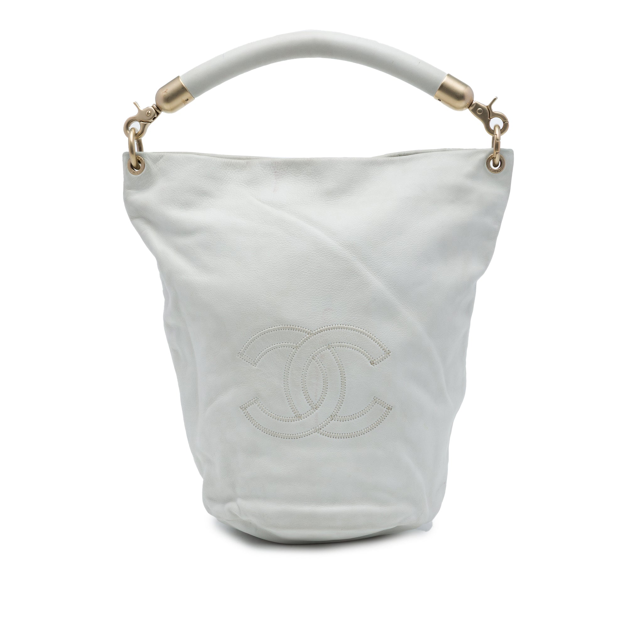 Chanel CC Calfskin Bucket Bag - image 1