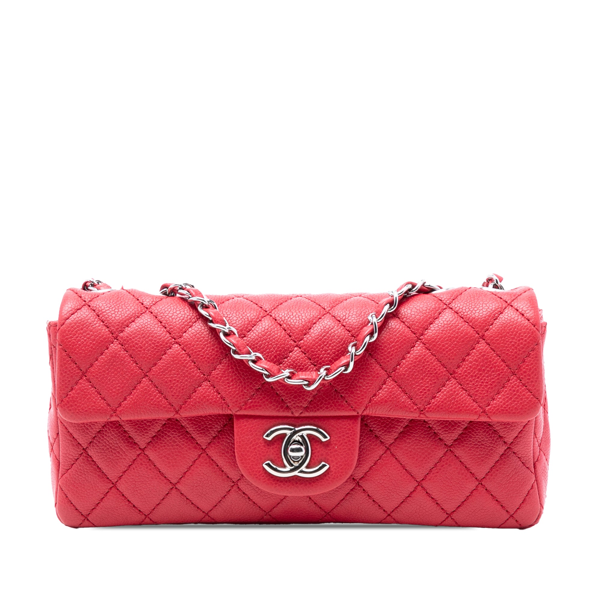 Chanel Classic Caviar East West Single Flap - image 1