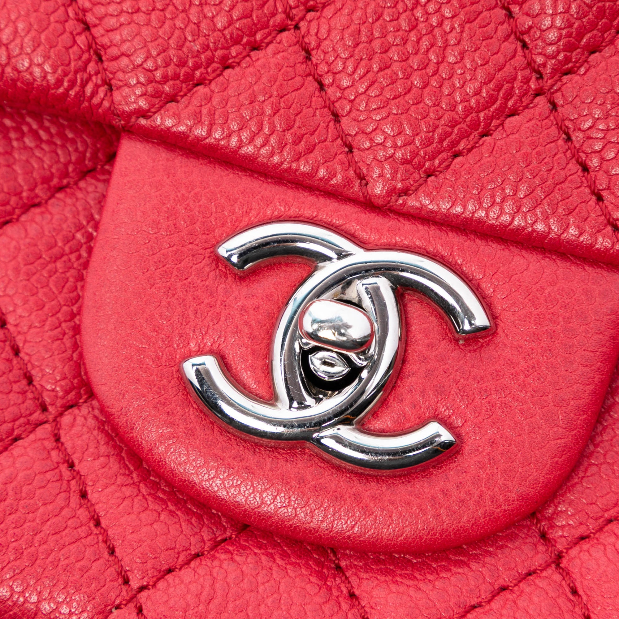 Chanel Classic Caviar East West Single Flap - image 6