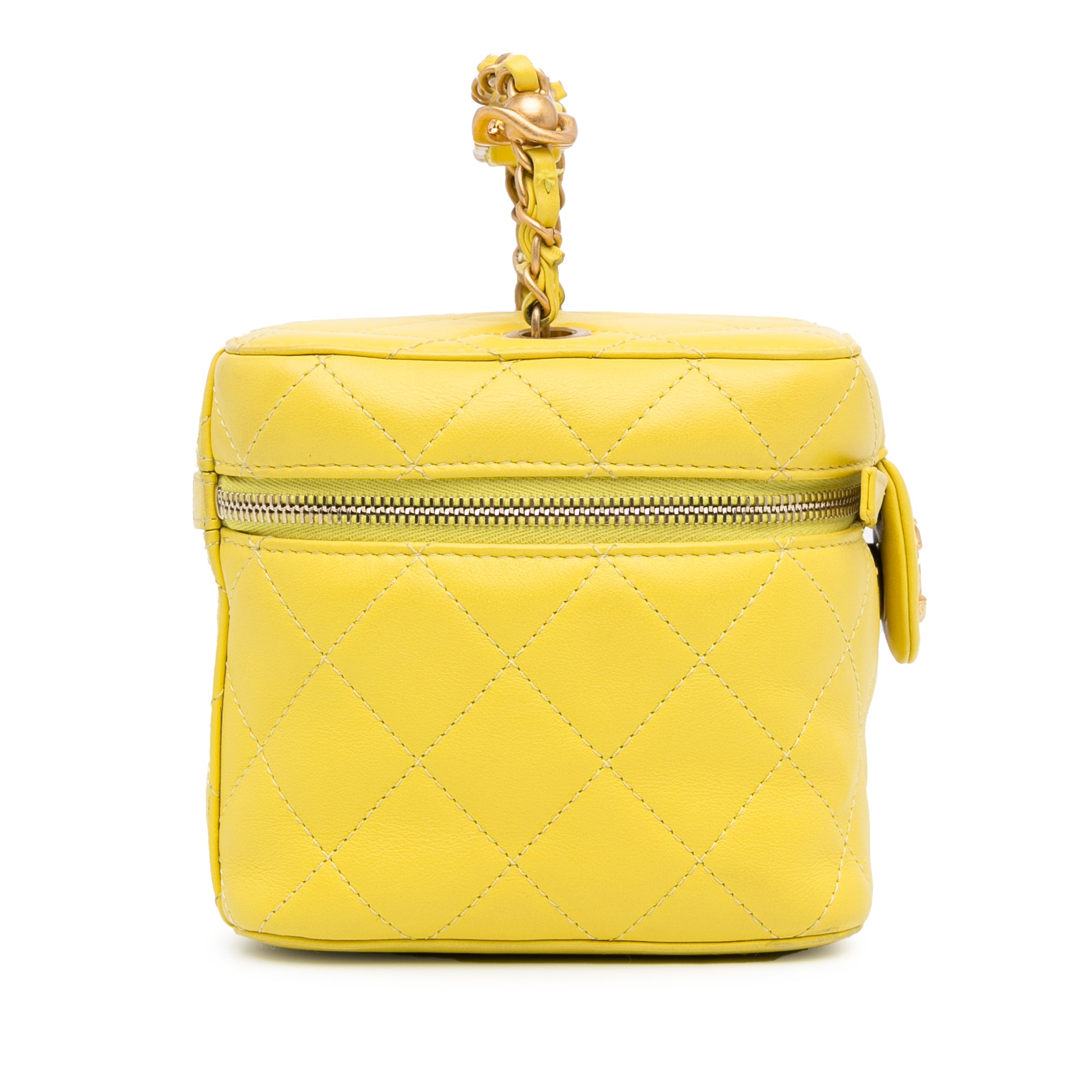 Chanel CC Quilted Lambskin Vanity Case - image 3