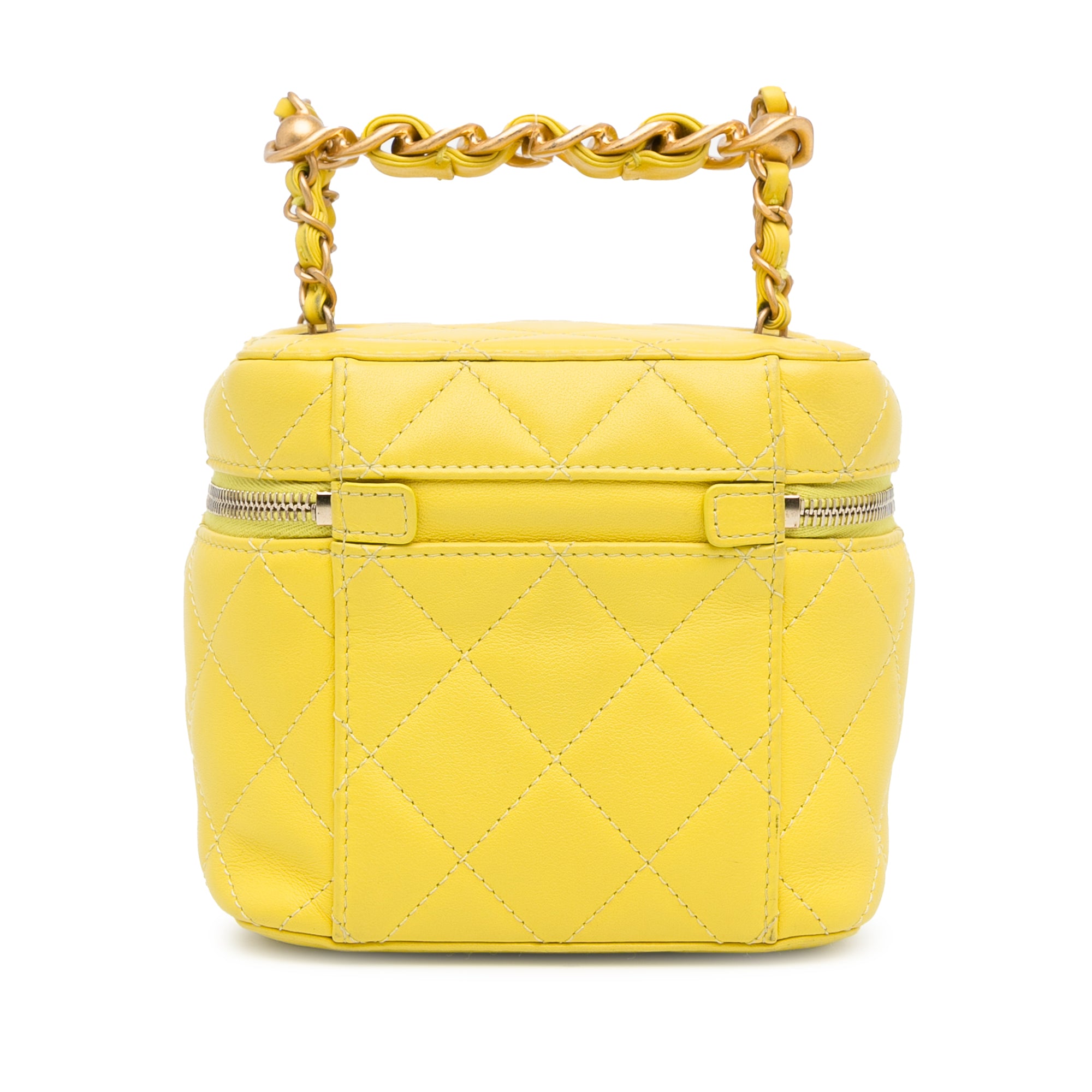 Chanel CC Quilted Lambskin Vanity Case - image 4