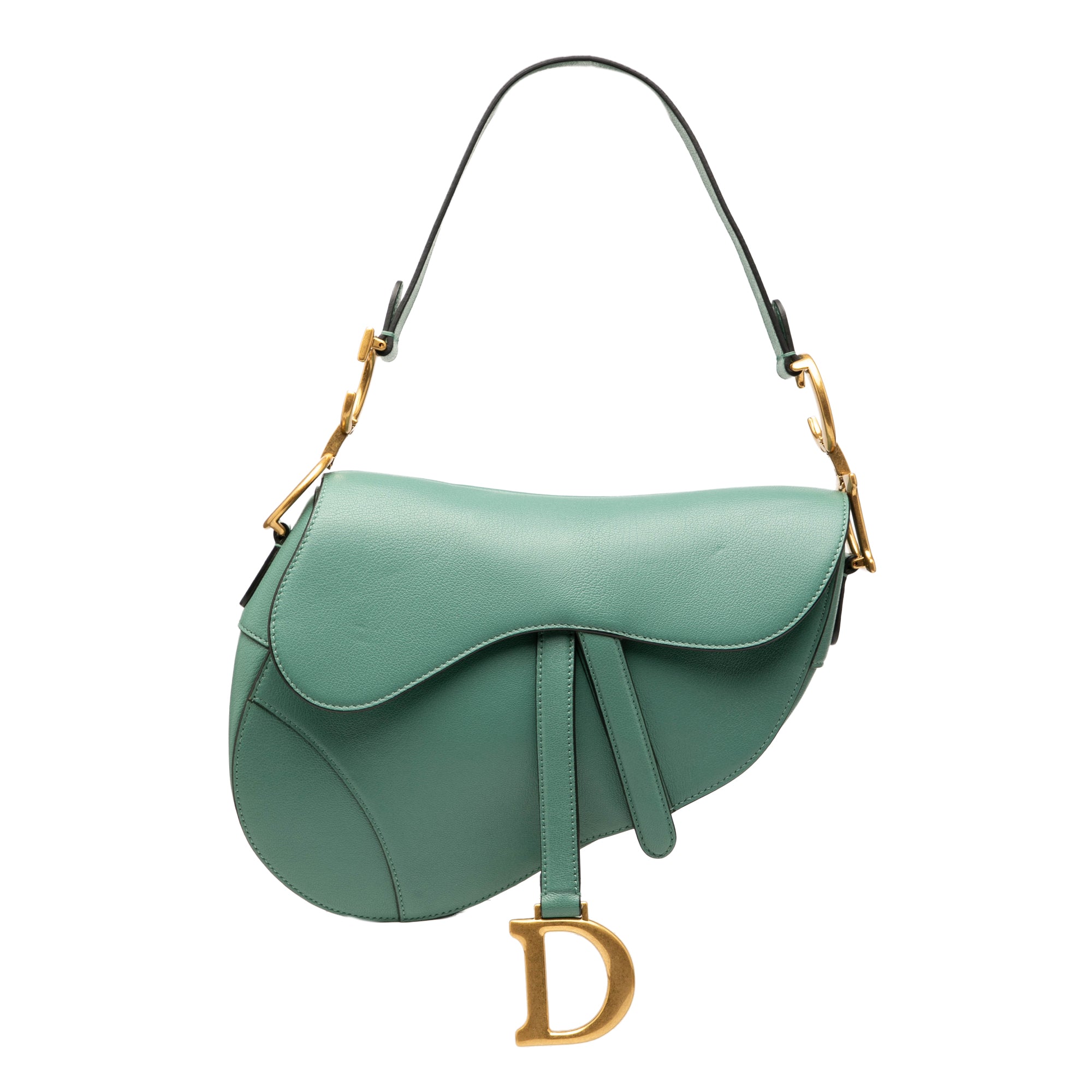 Dior Mini Goatskin Saddle Bag - image 1