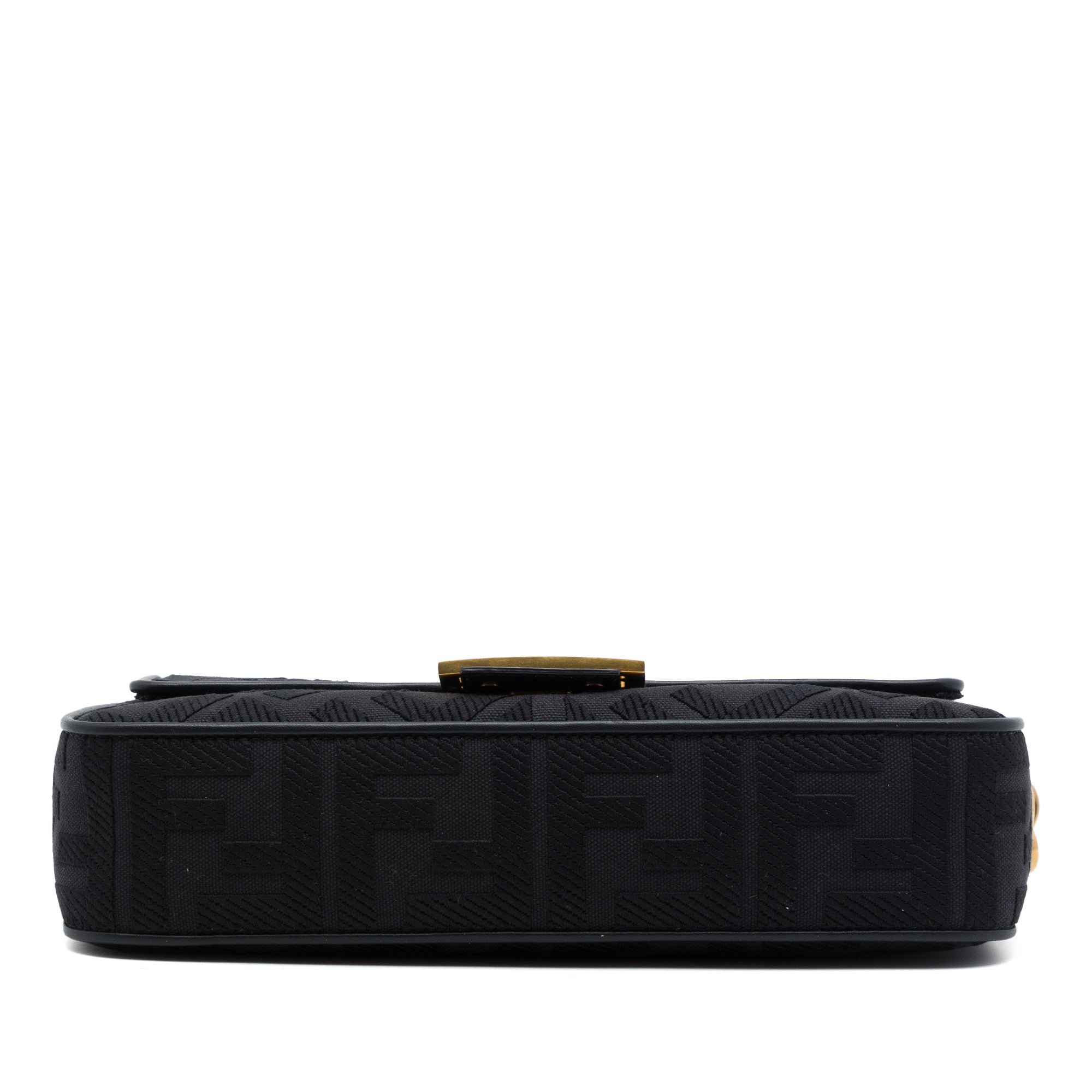 Fendi Zucca Embroidered Canvas Baguette Satchel - image 3