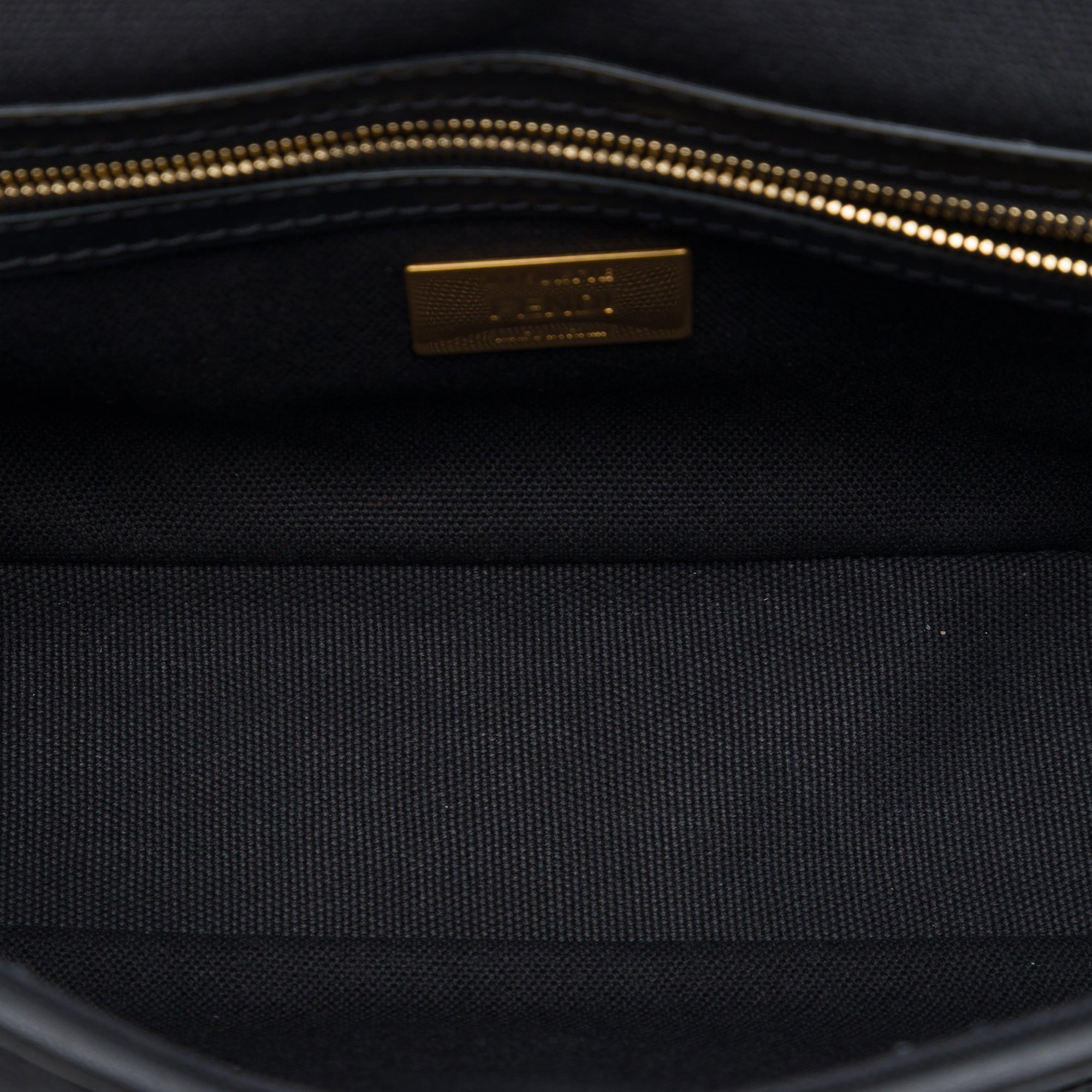 Fendi Zucca Embroidered Canvas Baguette Satchel - image 4