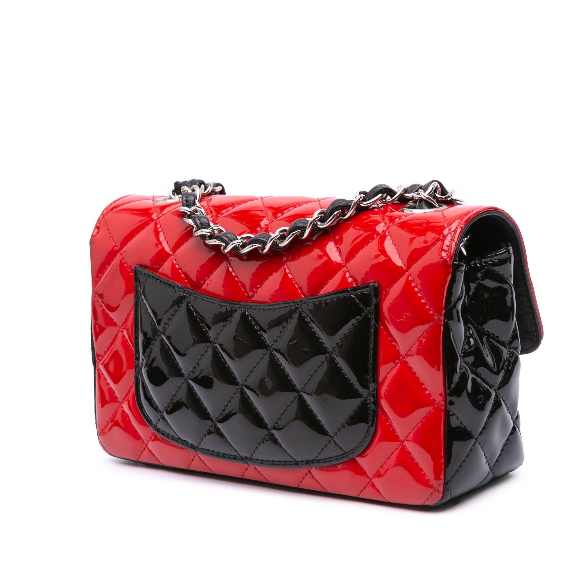 Chanel Mini Rectangular Classic Bicolor Patent Single Flap - image 2