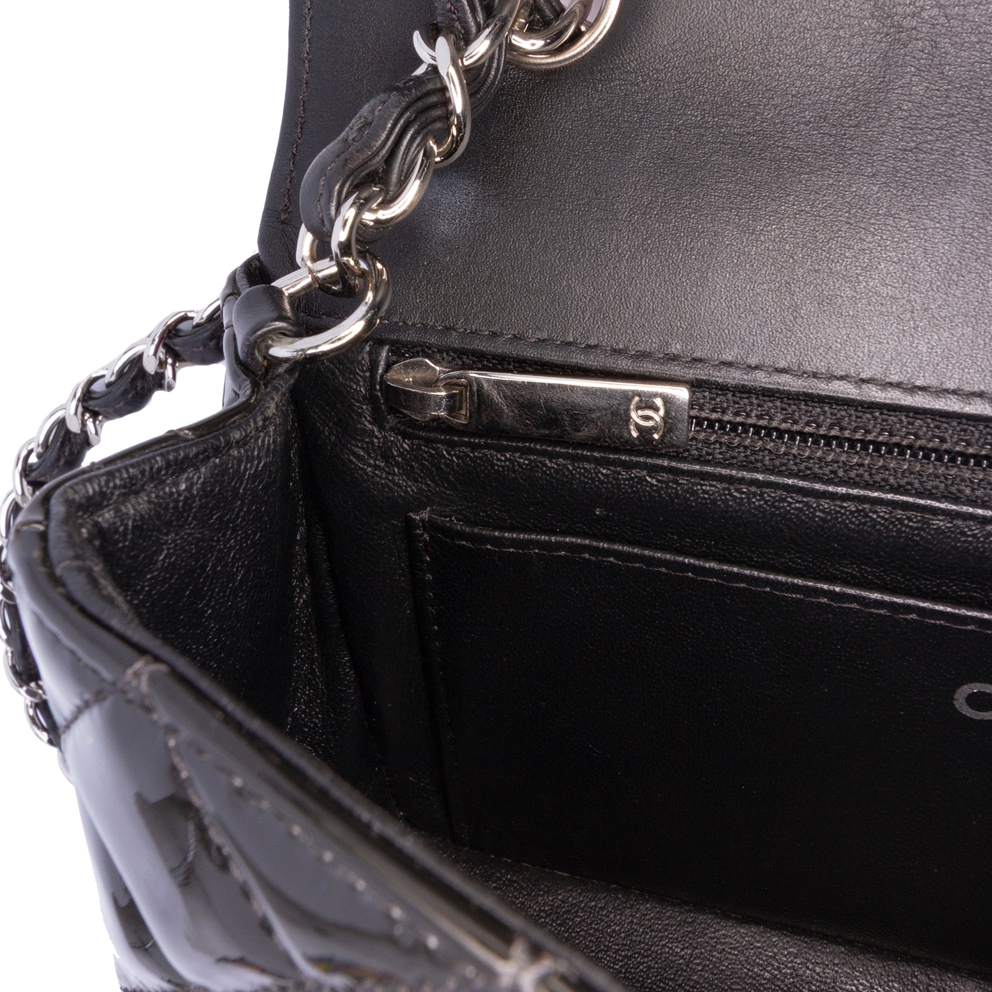Chanel Mini Rectangular Classic Bicolor Patent Single Flap - image 6