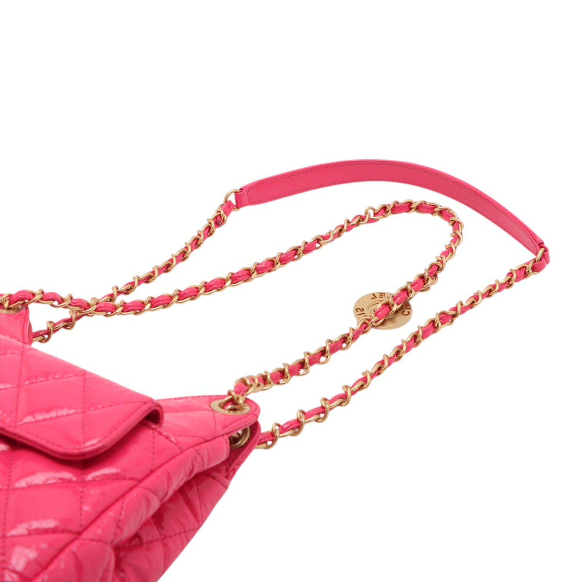Chanel Medium Shiny Crumpled Calfskin Wavy CC Hobo - image 10