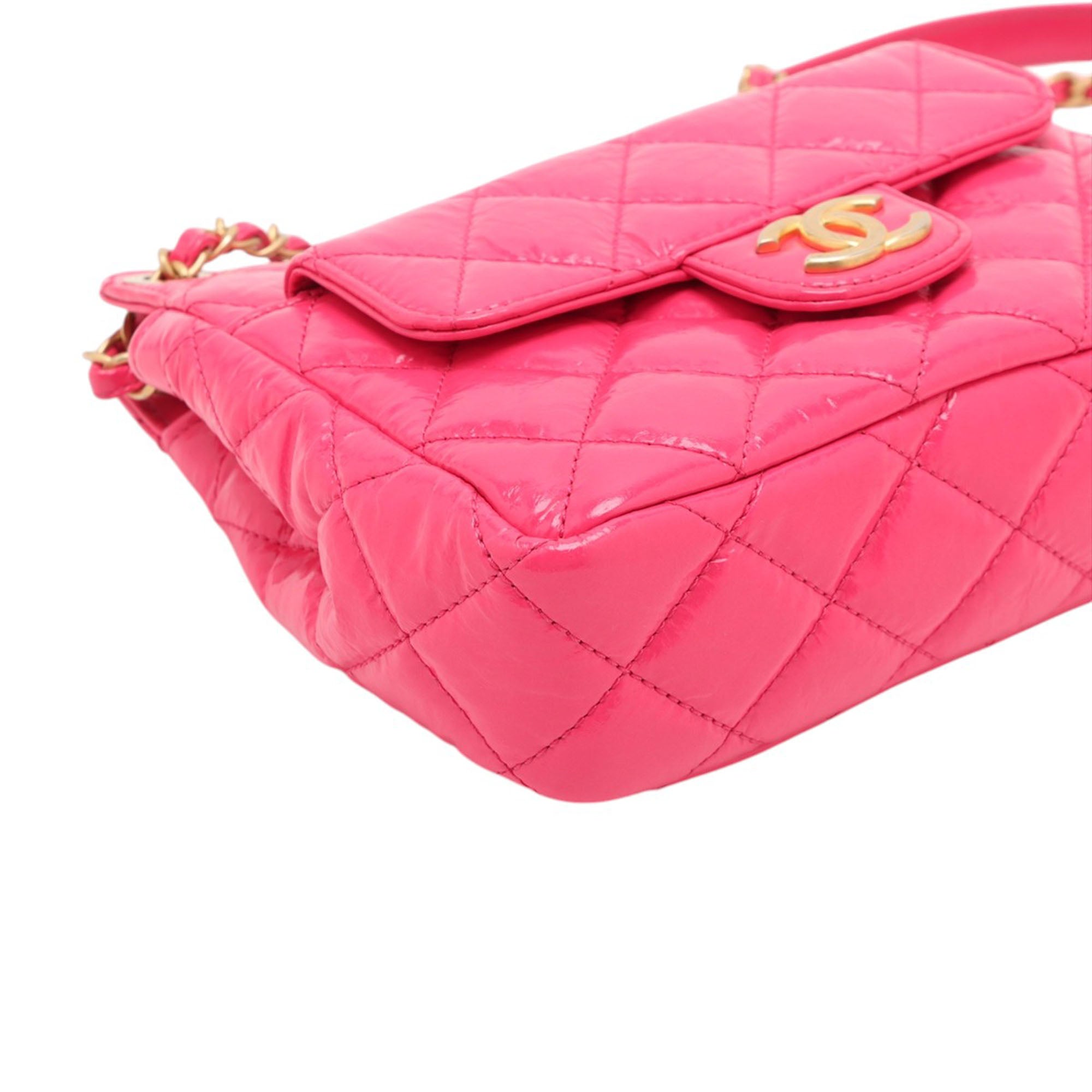 Chanel Medium Shiny Crumpled Calfskin Wavy CC Hobo - image 8