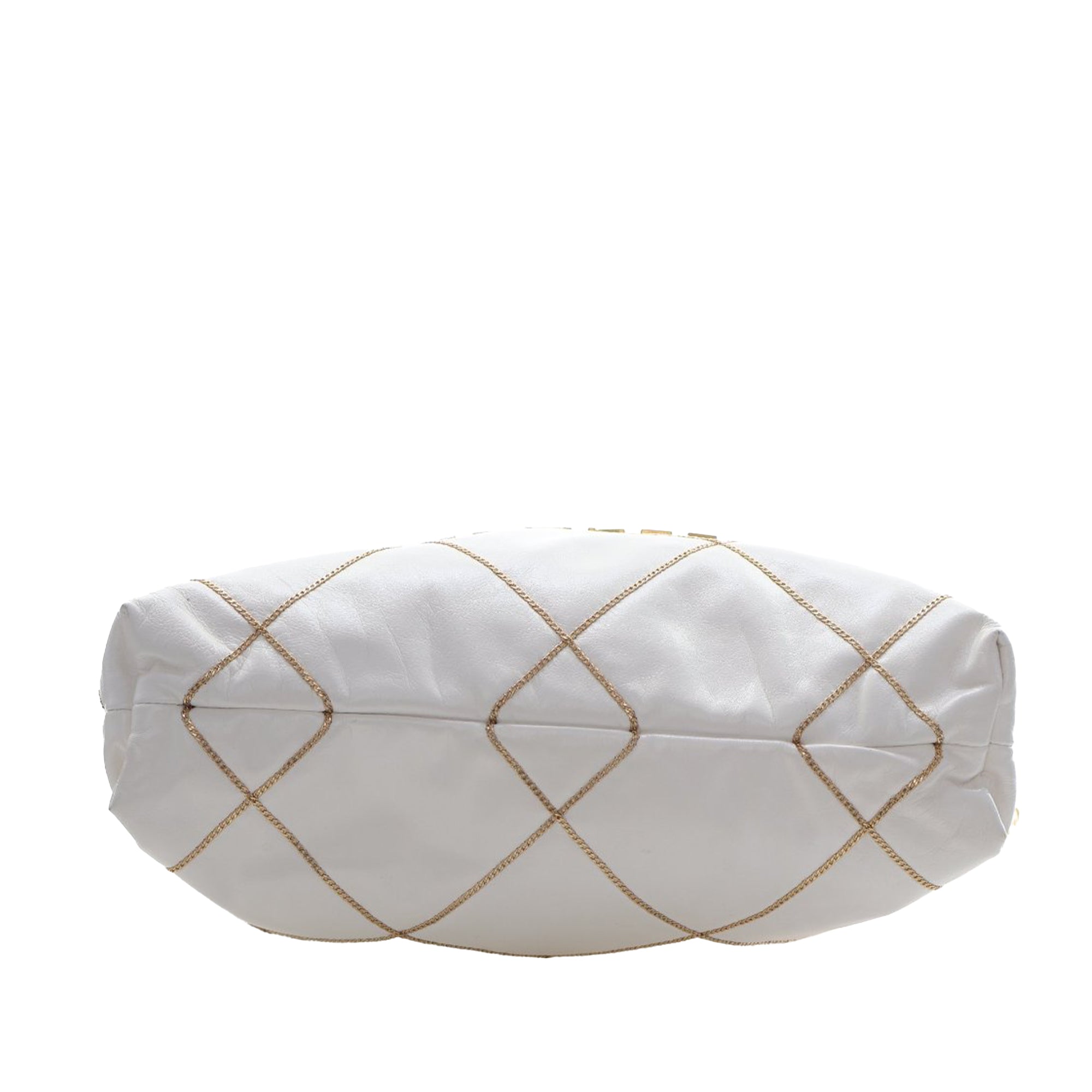 Chanel Small Quilted Shiny Calfskin Chain 22 Handbag - image 3