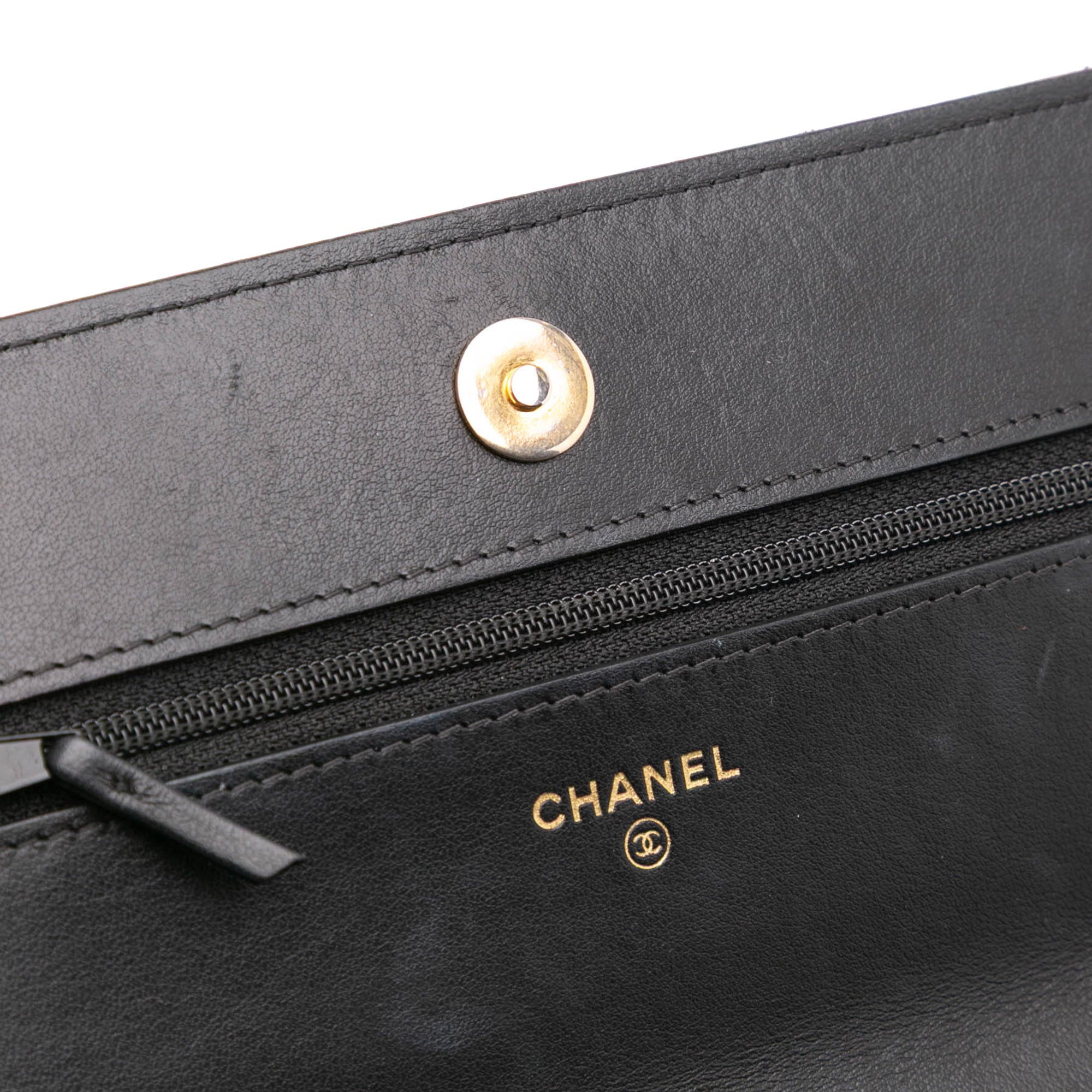 Chanel Quilted Lambskin 19 Wallet on Chain - image 7