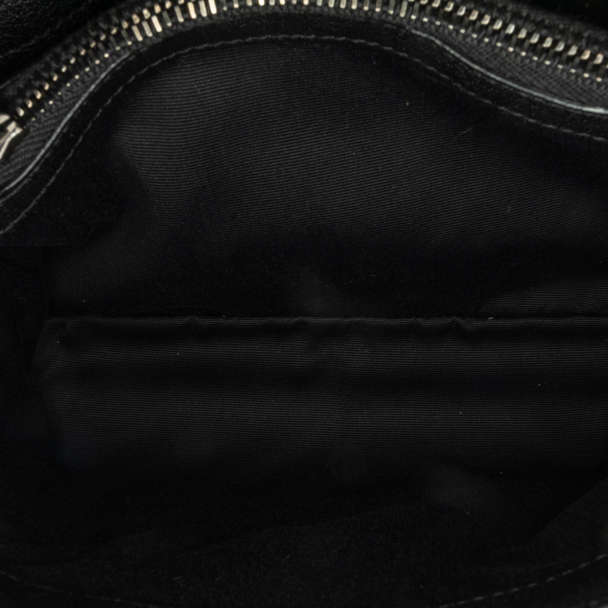 Saint Laurent Medium Quilted Chevron Sheepskin College Satchel - image 4