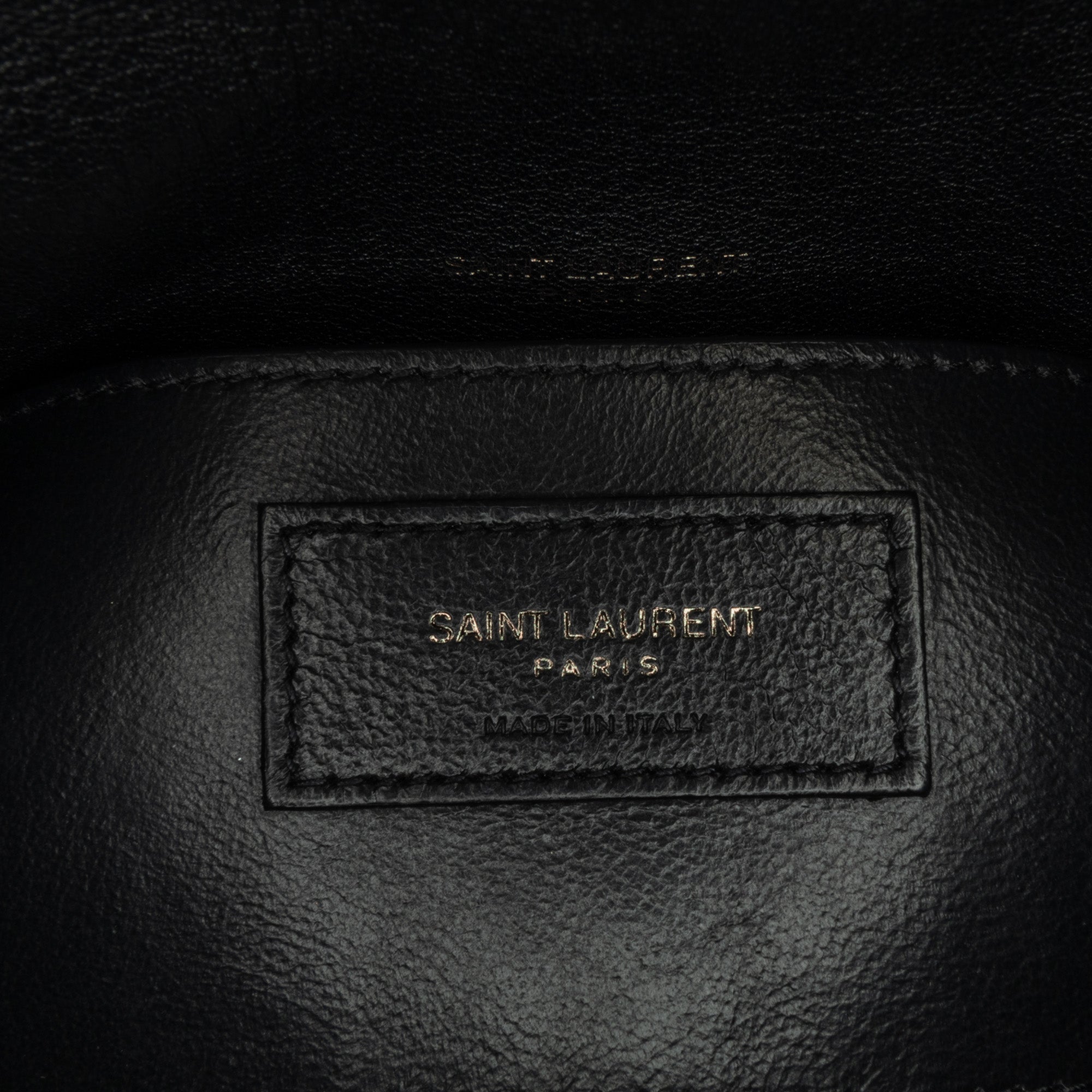 Saint Laurent Medium Quilted Chevron Sheepskin College Satchel - image 6