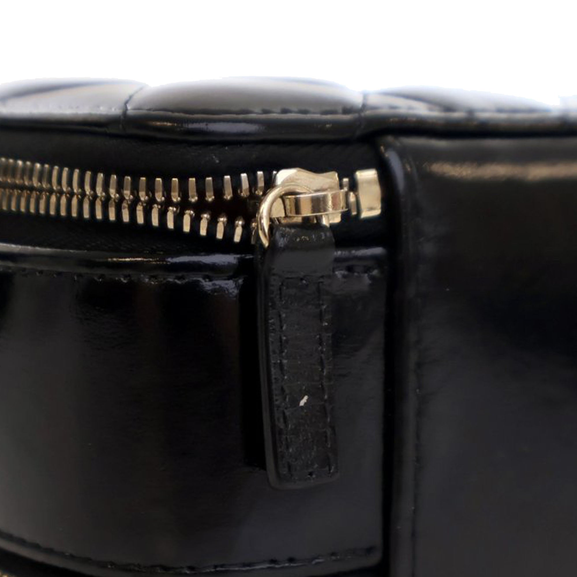 Chanel Mini CC Glazed Calfskin Double Zip Top Handle Vanity Case - image 12