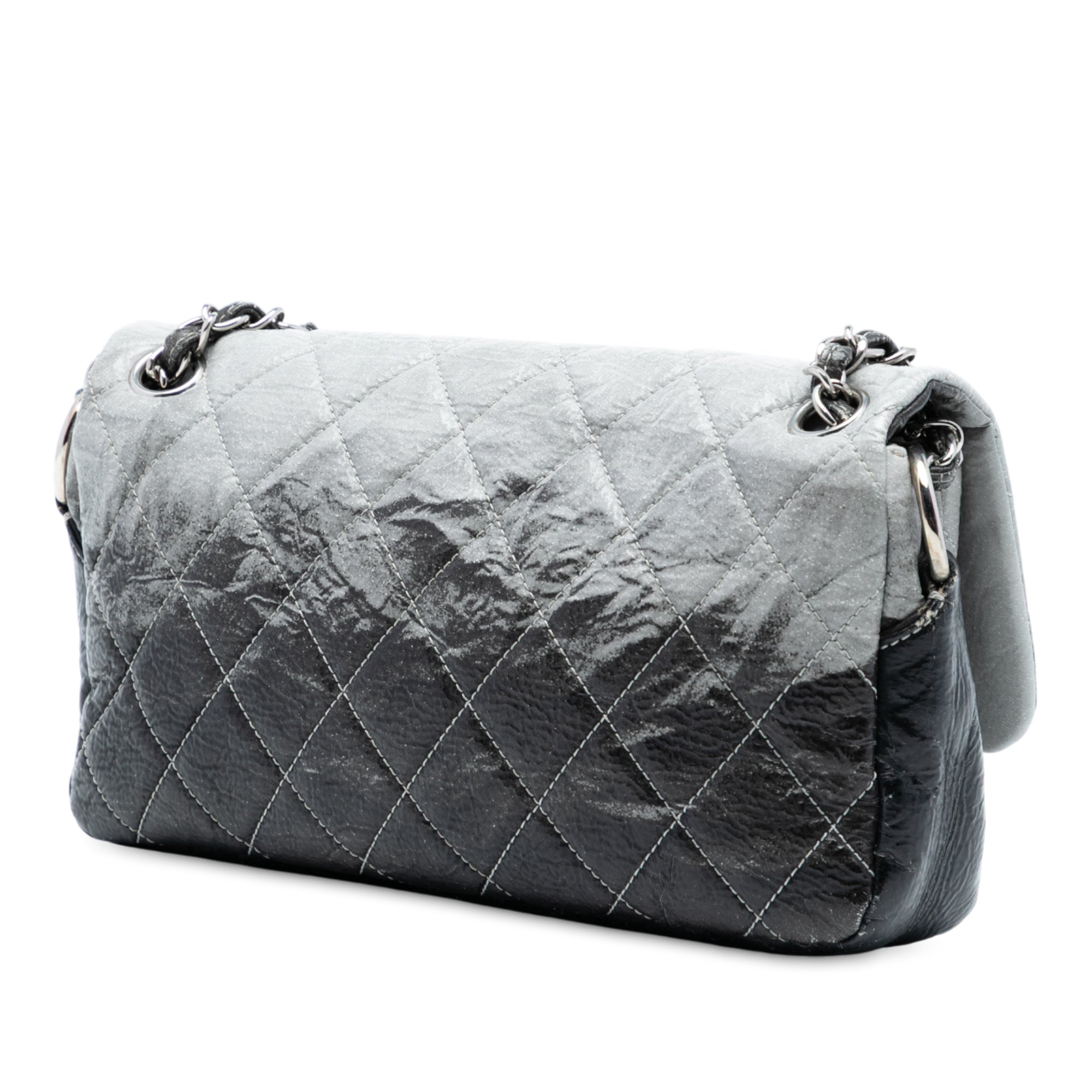 Chanel Small CC Quilted Vinyl Melrose Degrade Flap - image 2