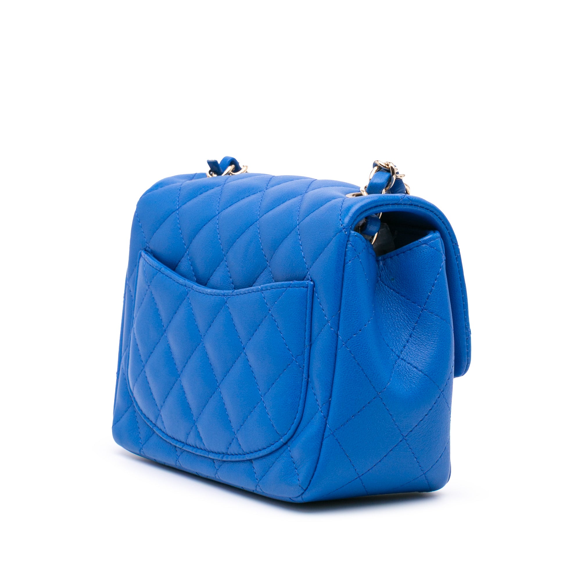 Chanel Mini Square Classic Lambskin Single Flap - image 2
