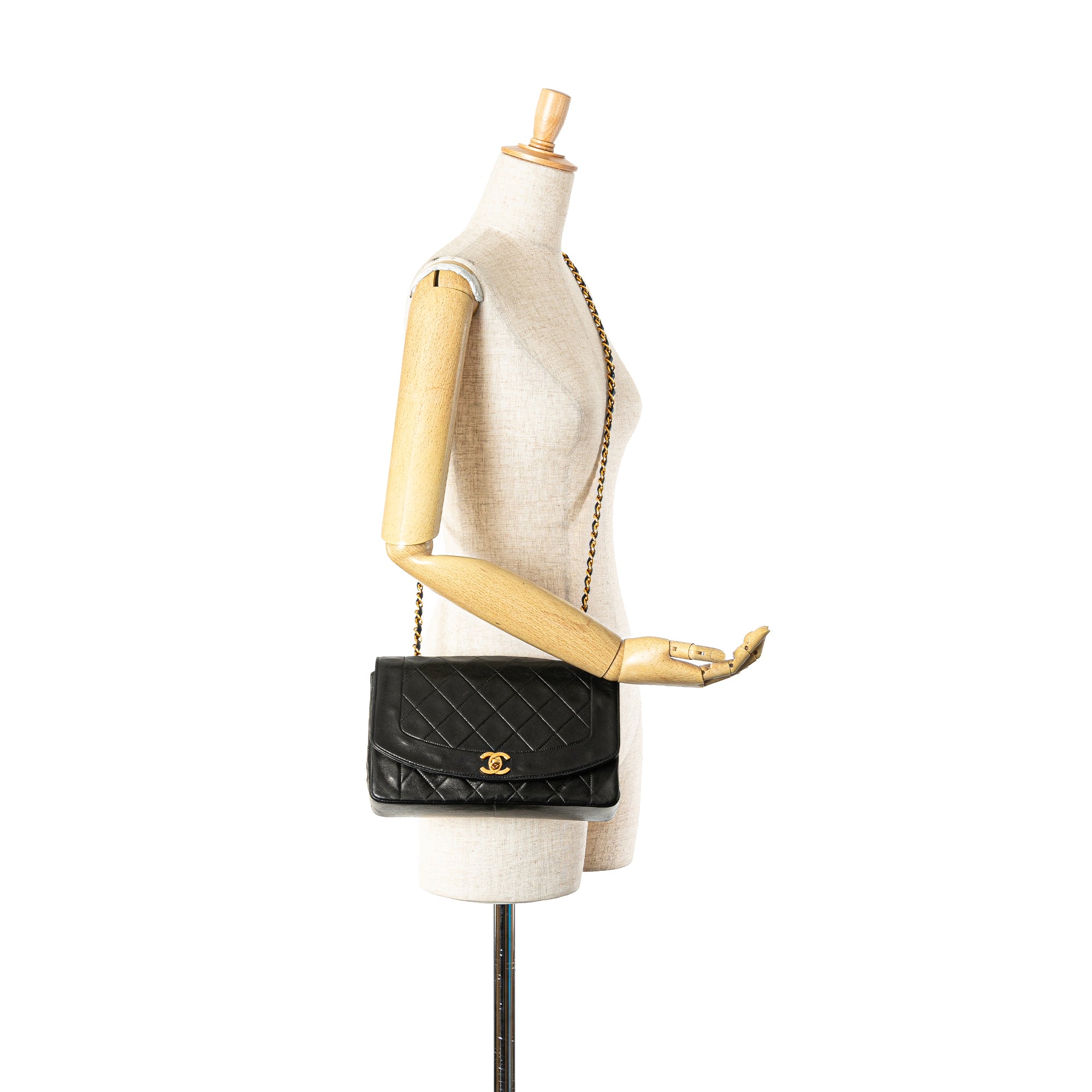 Chanel Medium Lambskin Diana Flap - image 8