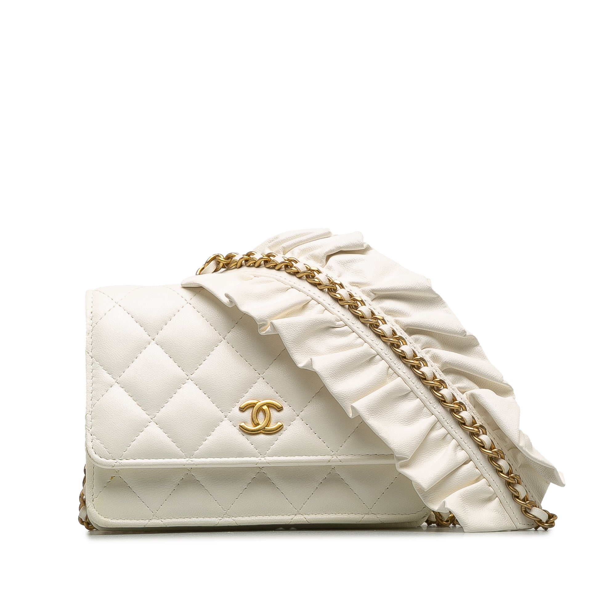 Chanel Quilted Lambskin Romance Wallet On Chain - image 1