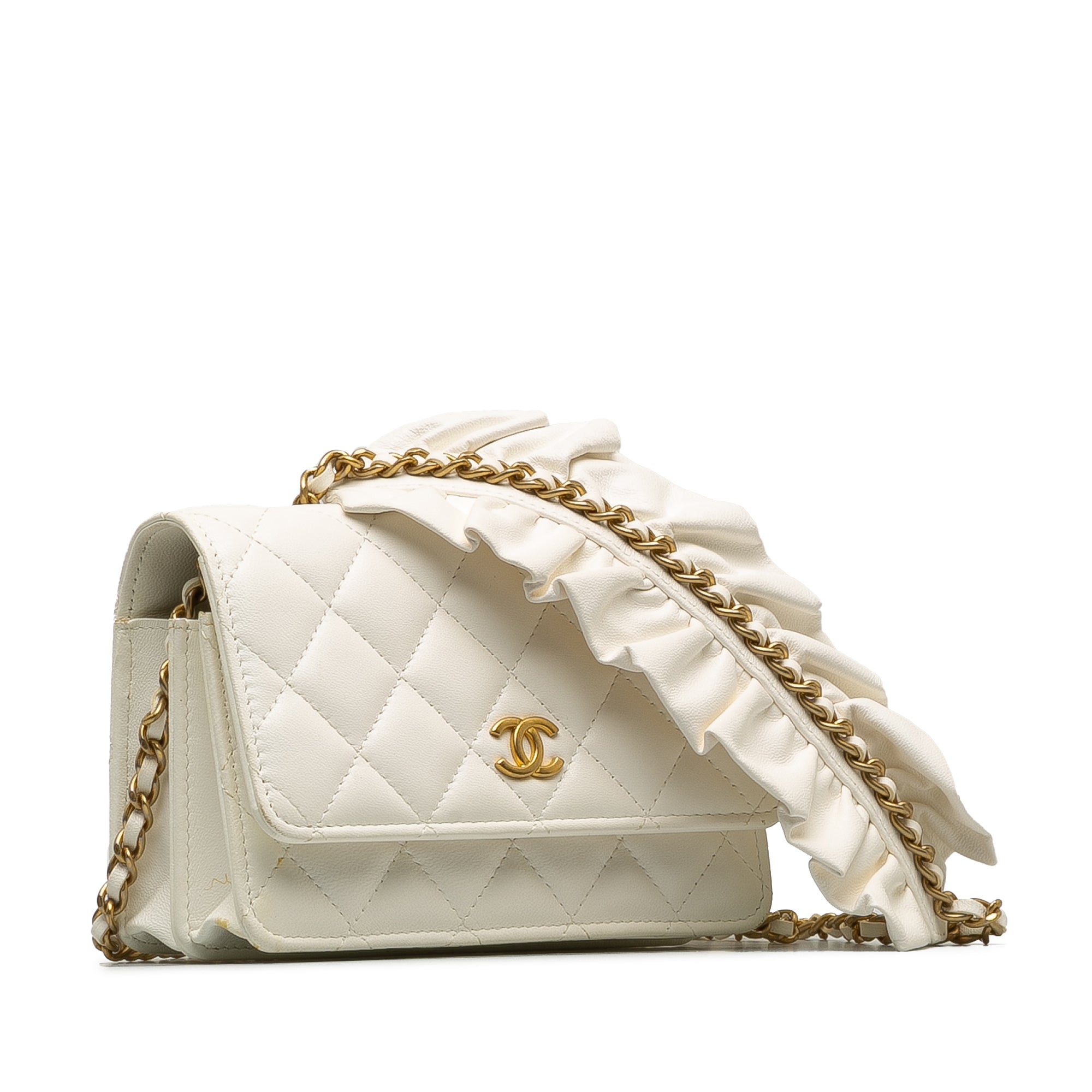 Chanel Quilted Lambskin Romance Wallet On Chain - image 2