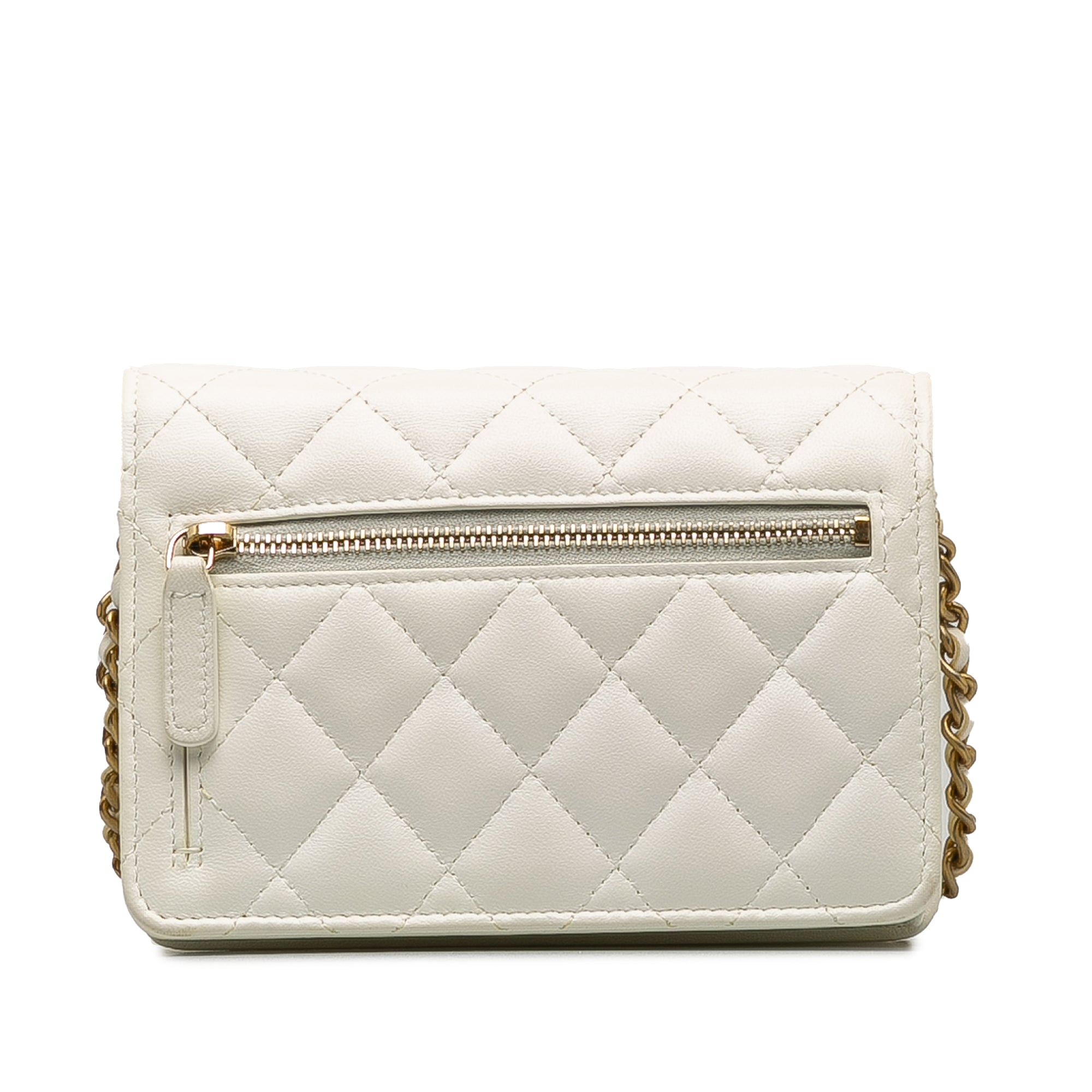 Chanel Quilted Lambskin Romance Wallet On Chain - image 3