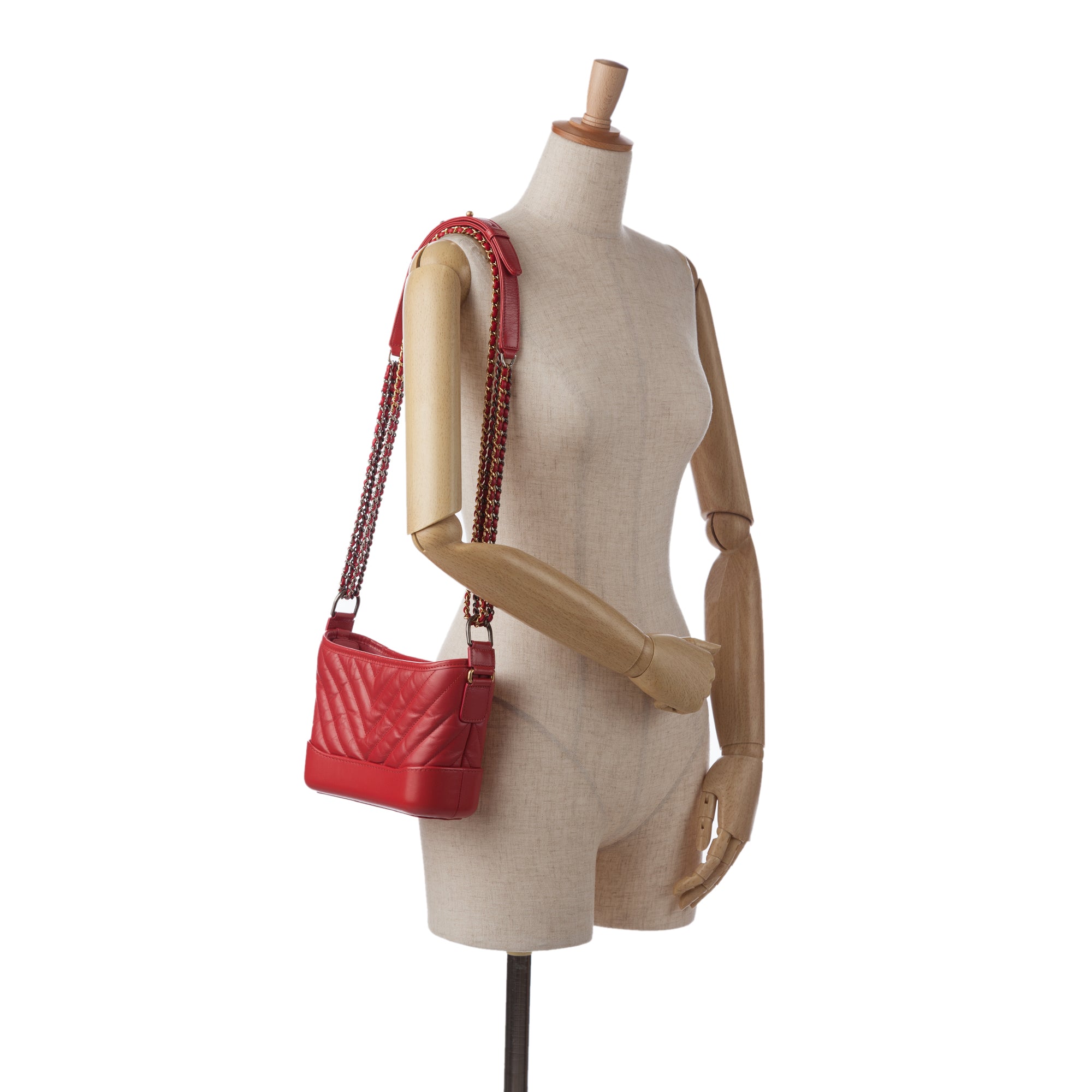 Chanel Small Chevron Lambskin Gabrielle Crossbody - image 10