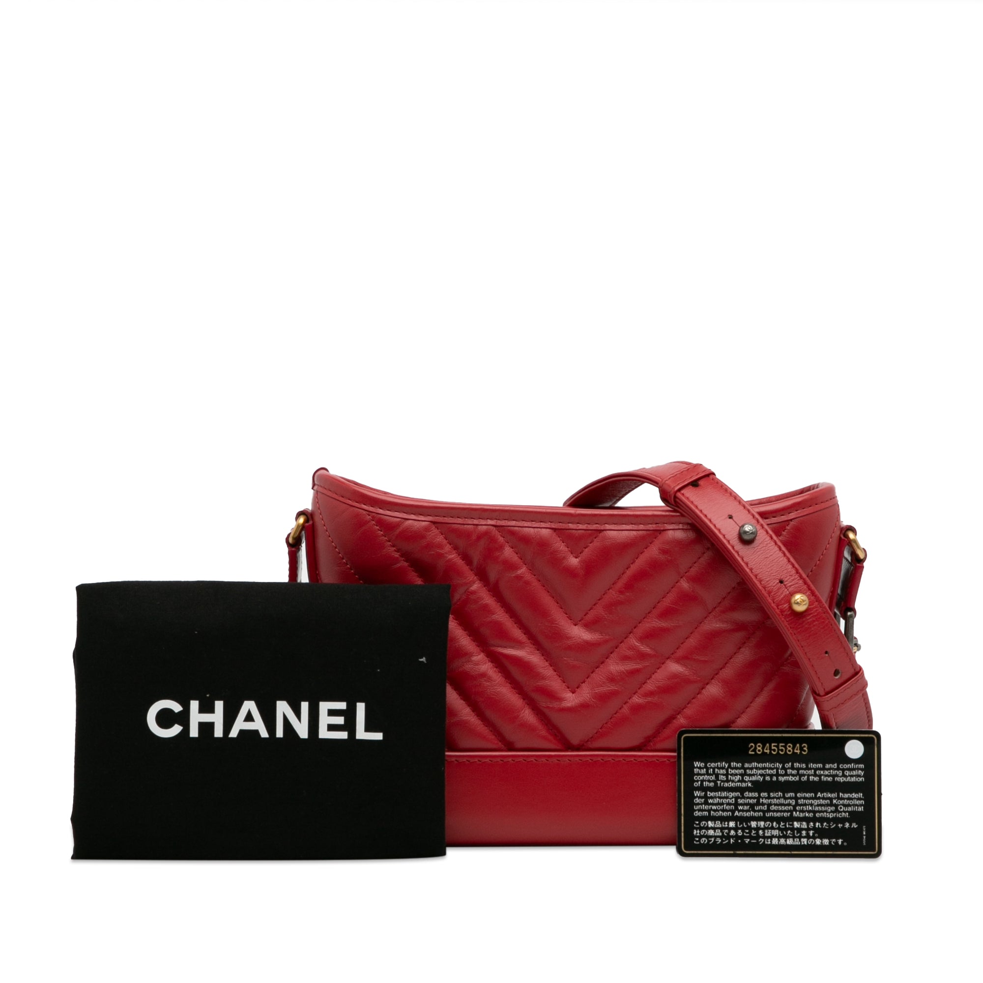 Chanel Small Chevron Lambskin Gabrielle Crossbody - image 11