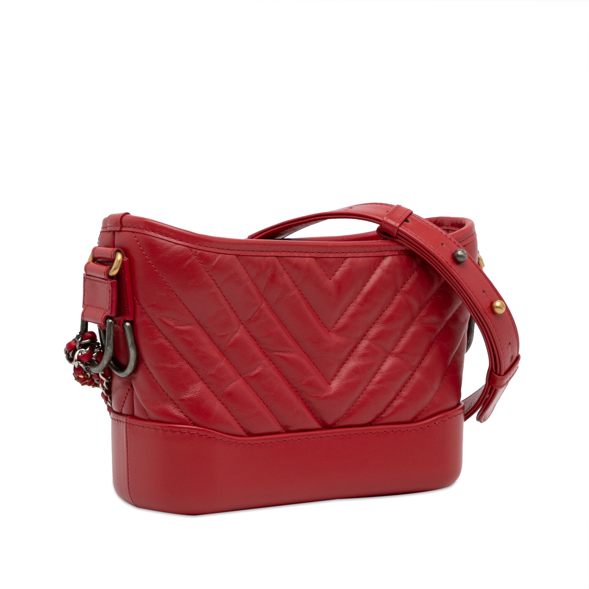 Chanel Small Chevron Lambskin Gabrielle Crossbody - image 2
