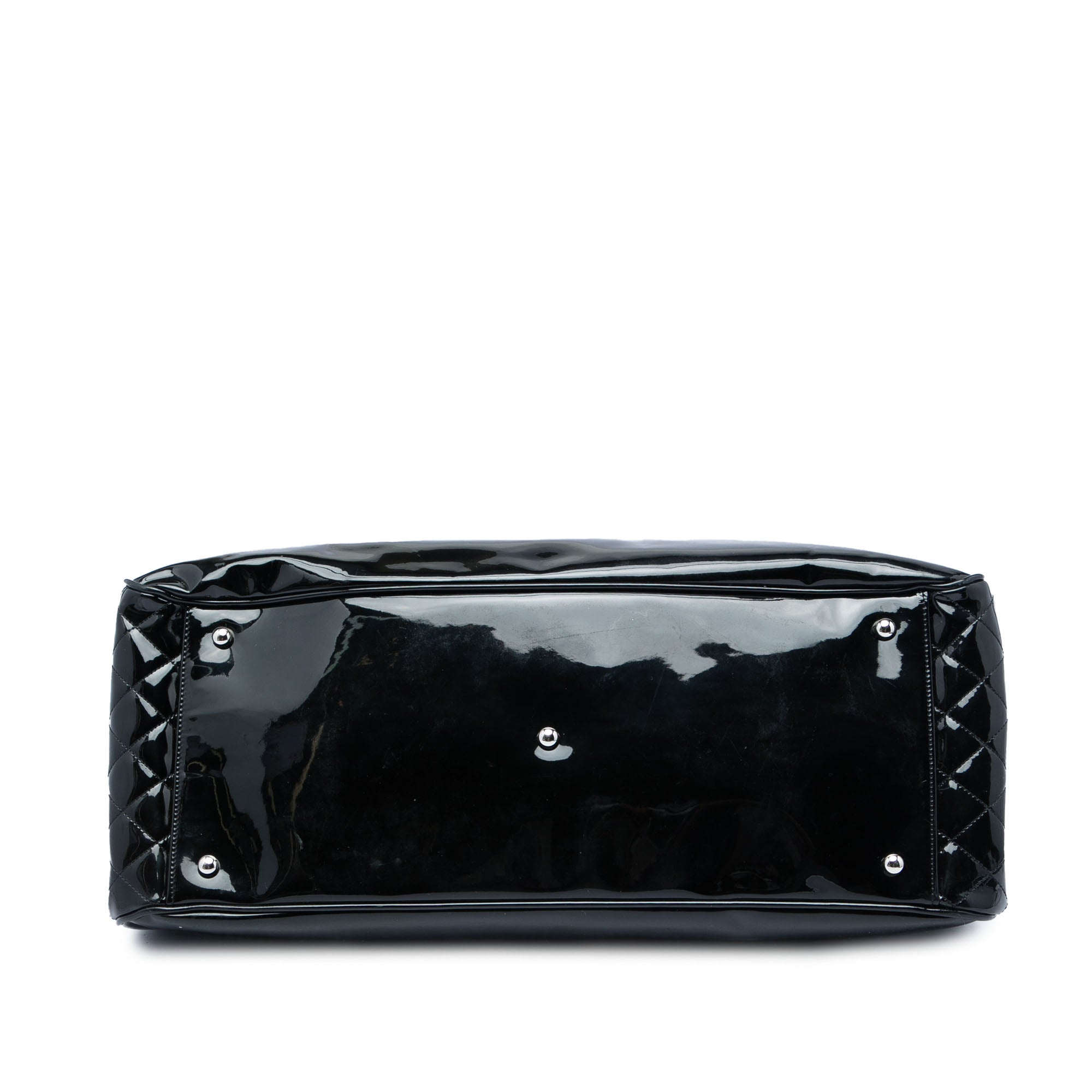 Chanel CC Patent Lipstick Ligne Tote - image 3