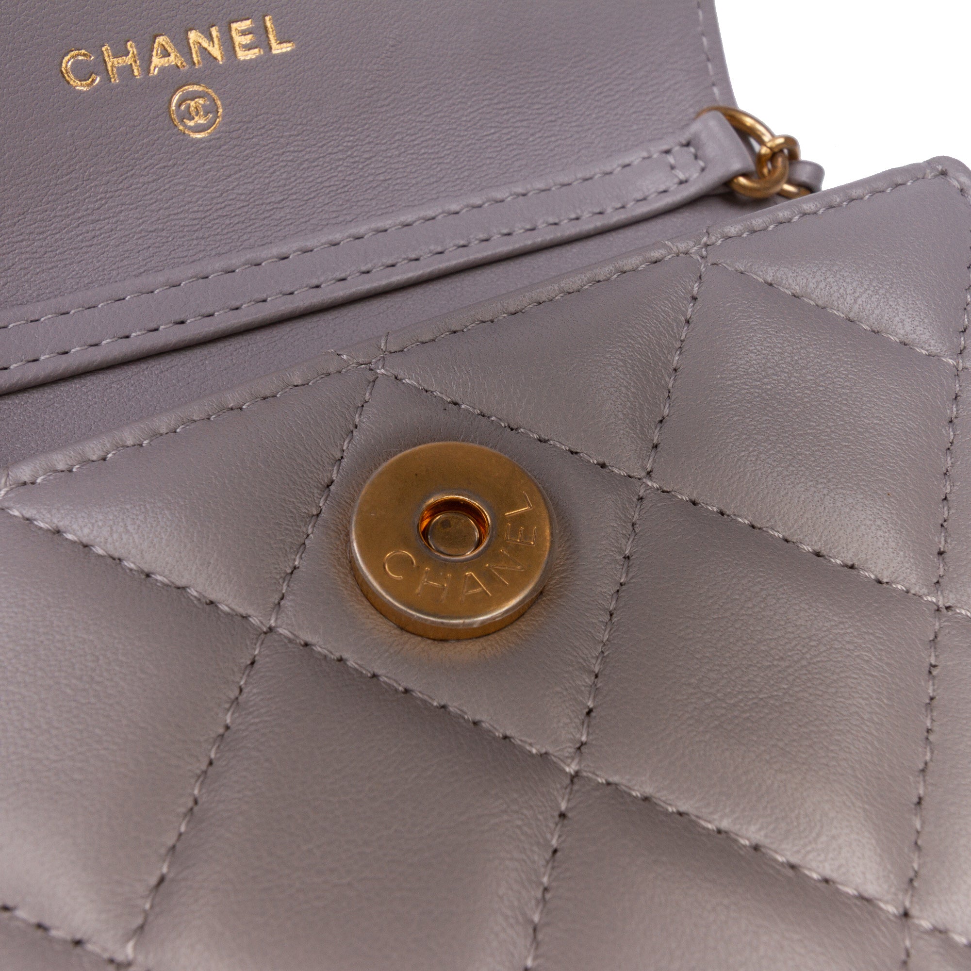 Chanel Mini Lambskin Pearl Crush Clutch On Chain - image 10