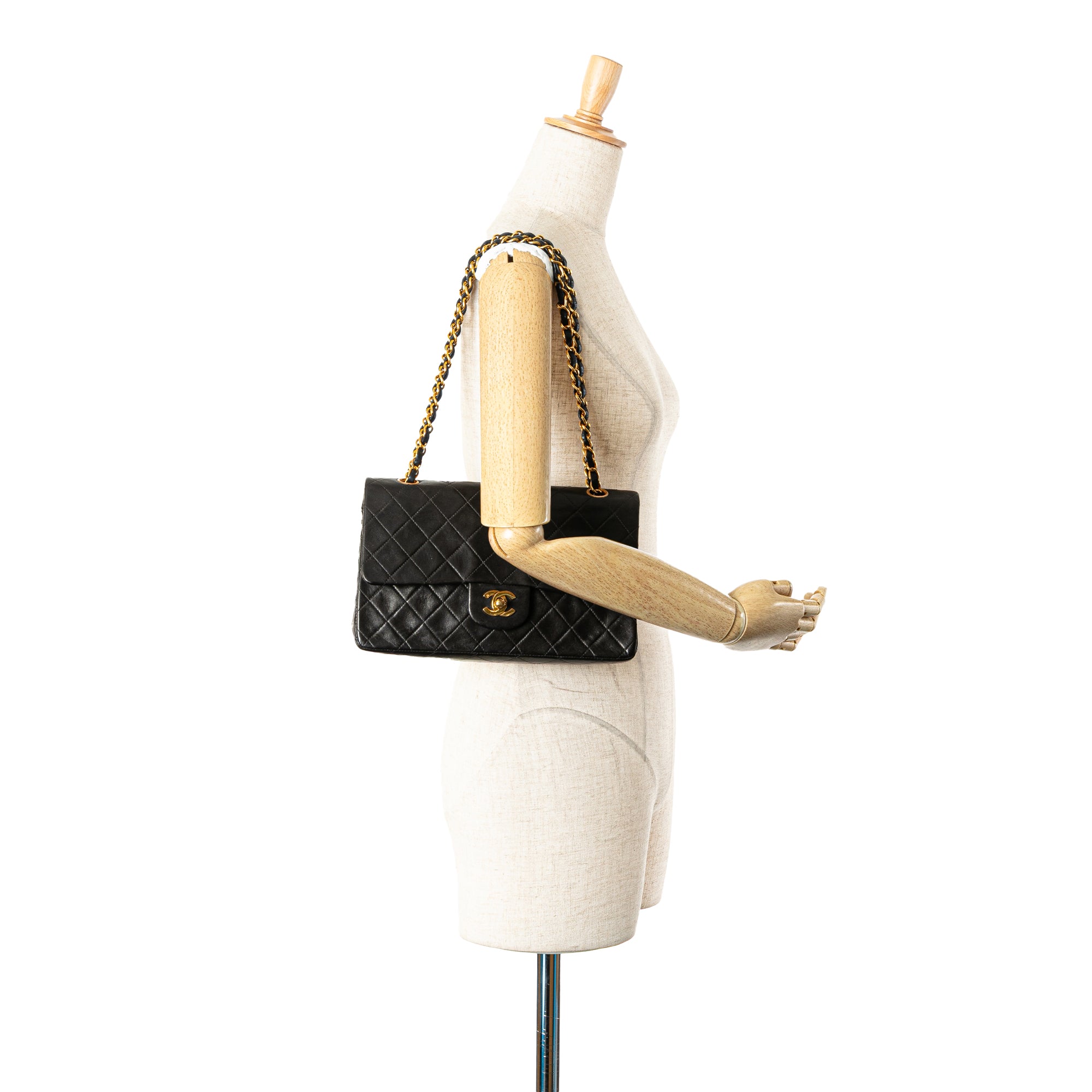 Chanel Medium Classic Lambskin Double Flap - image 15