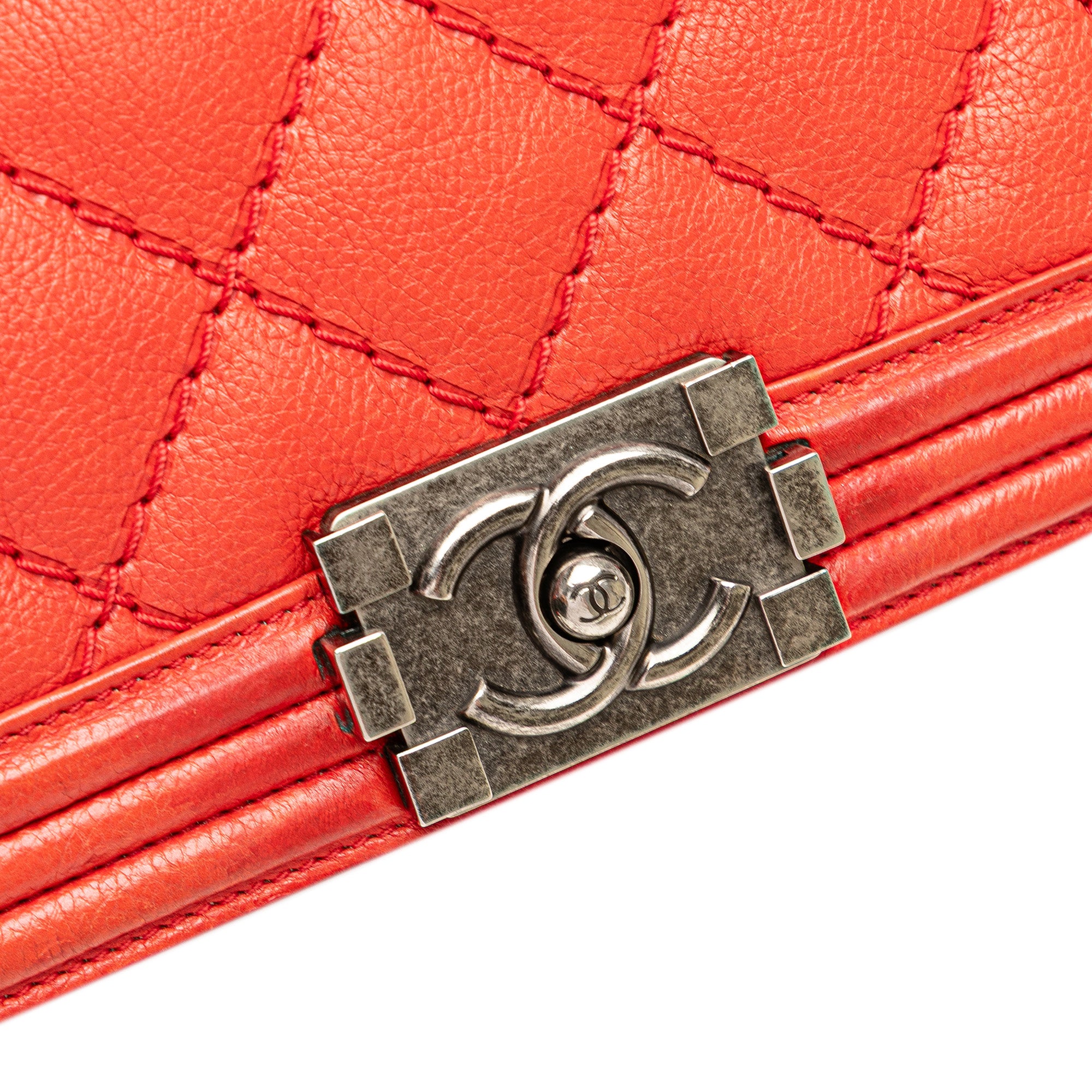 Chanel Medium Quilted Calfskin Wild Stitch Boy Flap - image 10