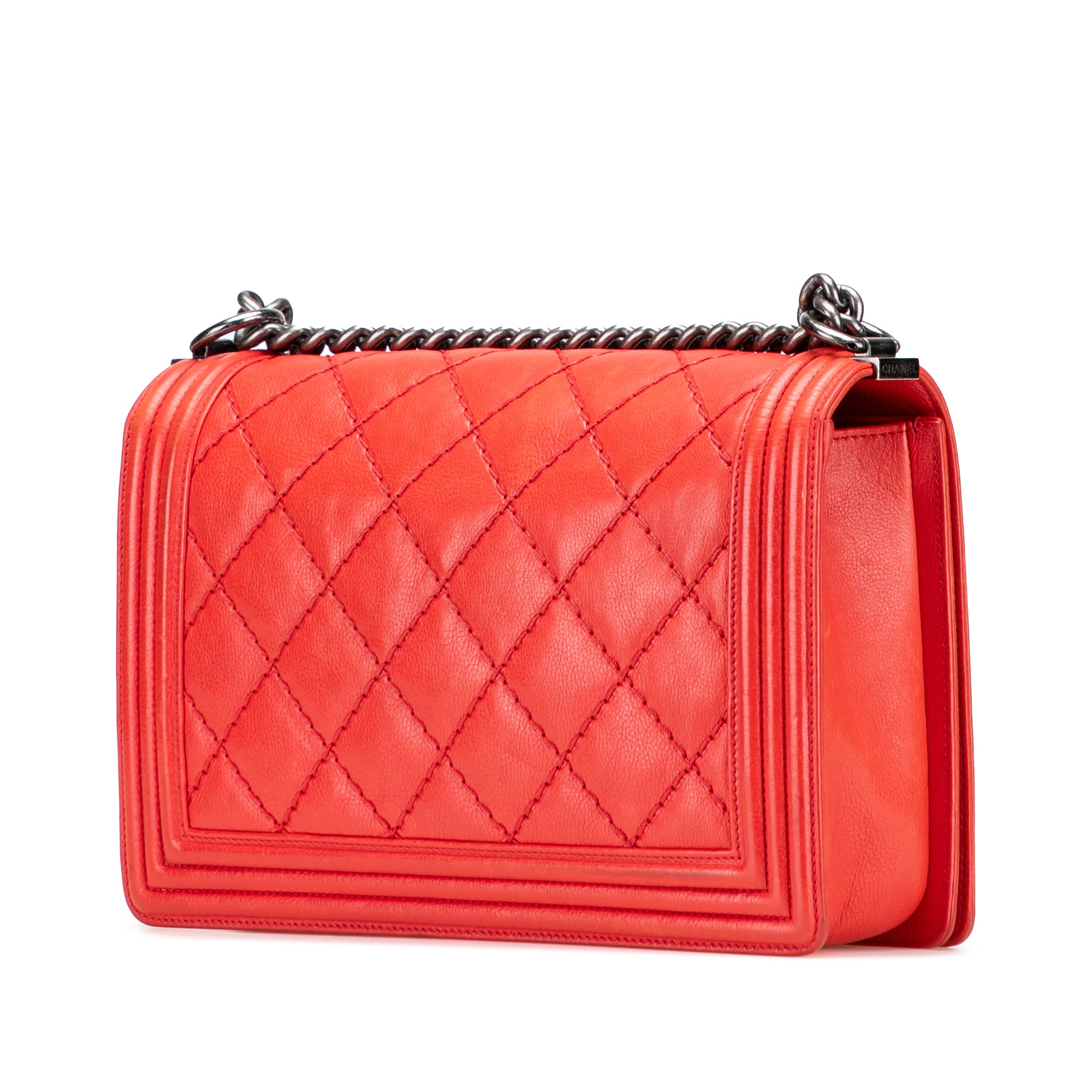 Chanel Medium Quilted Calfskin Wild Stitch Boy Flap - image 2