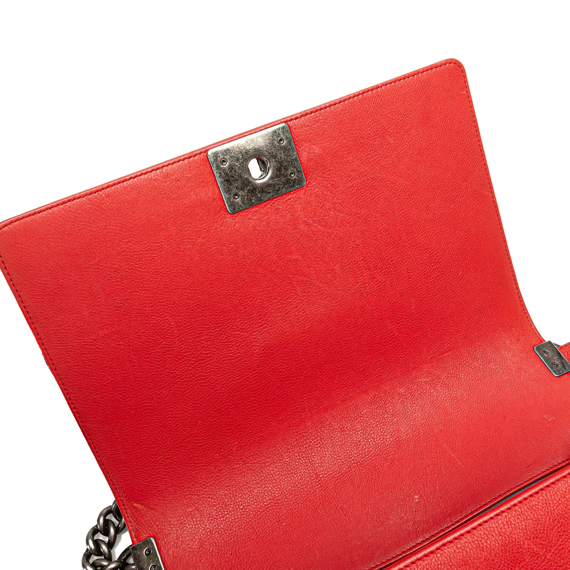 Chanel Medium Quilted Calfskin Wild Stitch Boy Flap - image 8